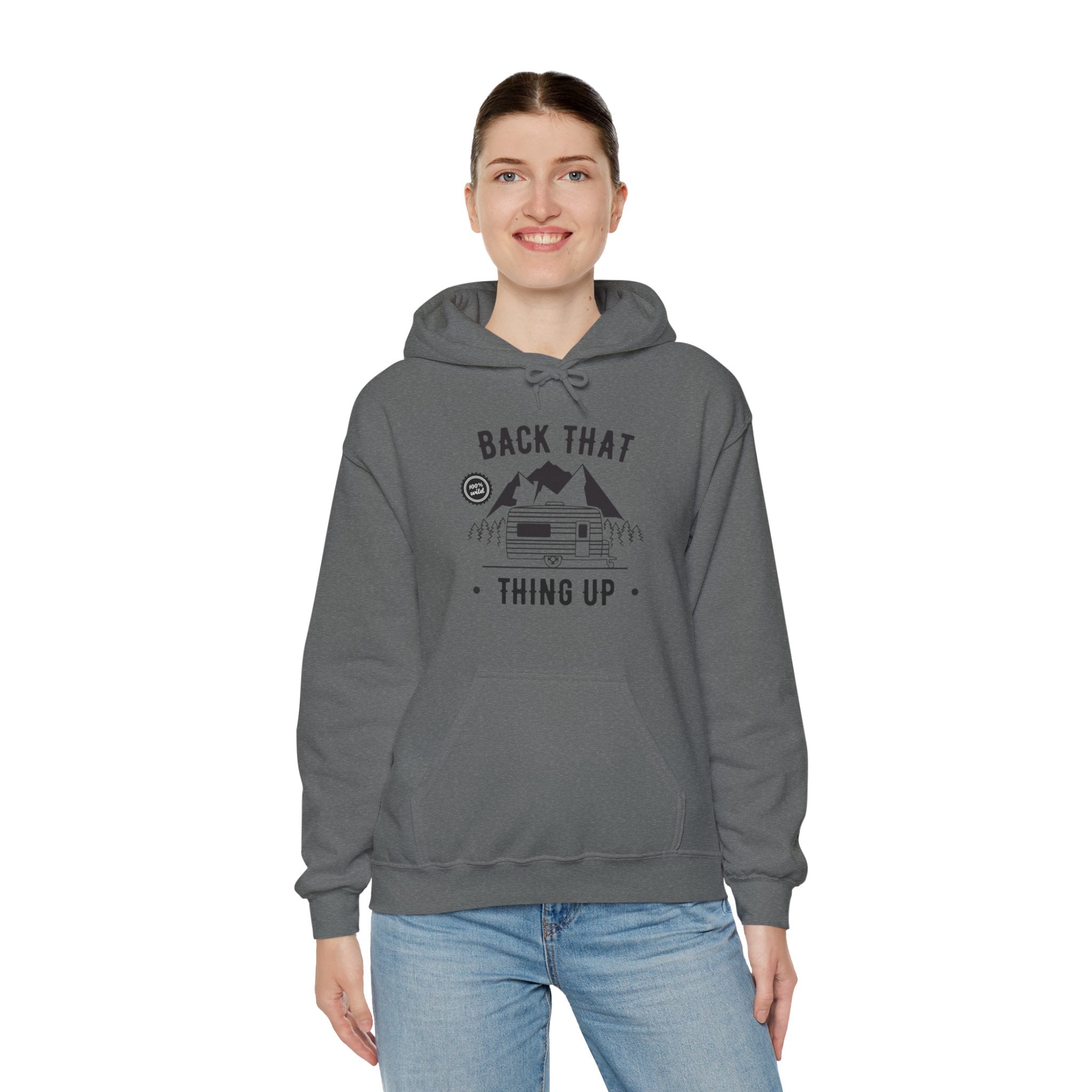 "Back That Thing Up" Unisex Heavy Blend™ Hooded Sweatshirt