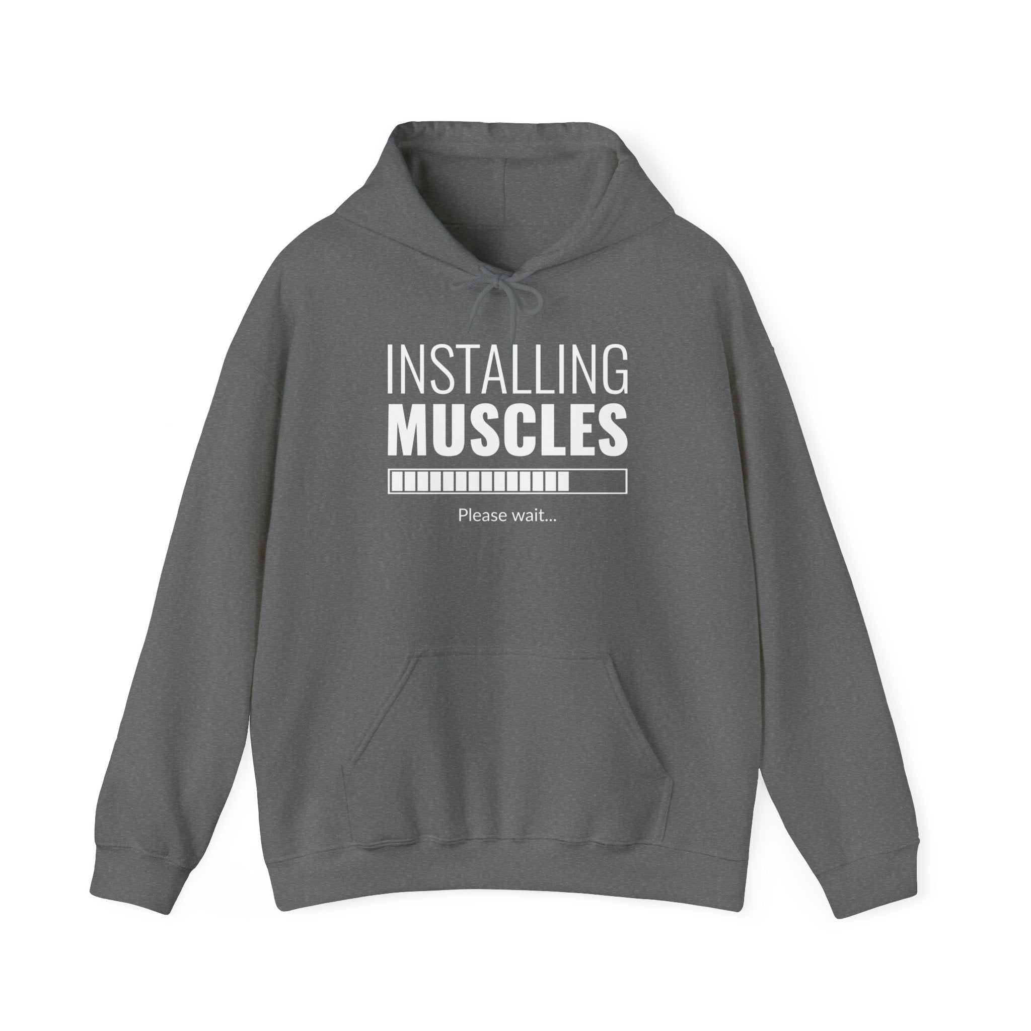 "Installing Muscles" Unisex Heavy Blend™ Hooded Sweatshirt