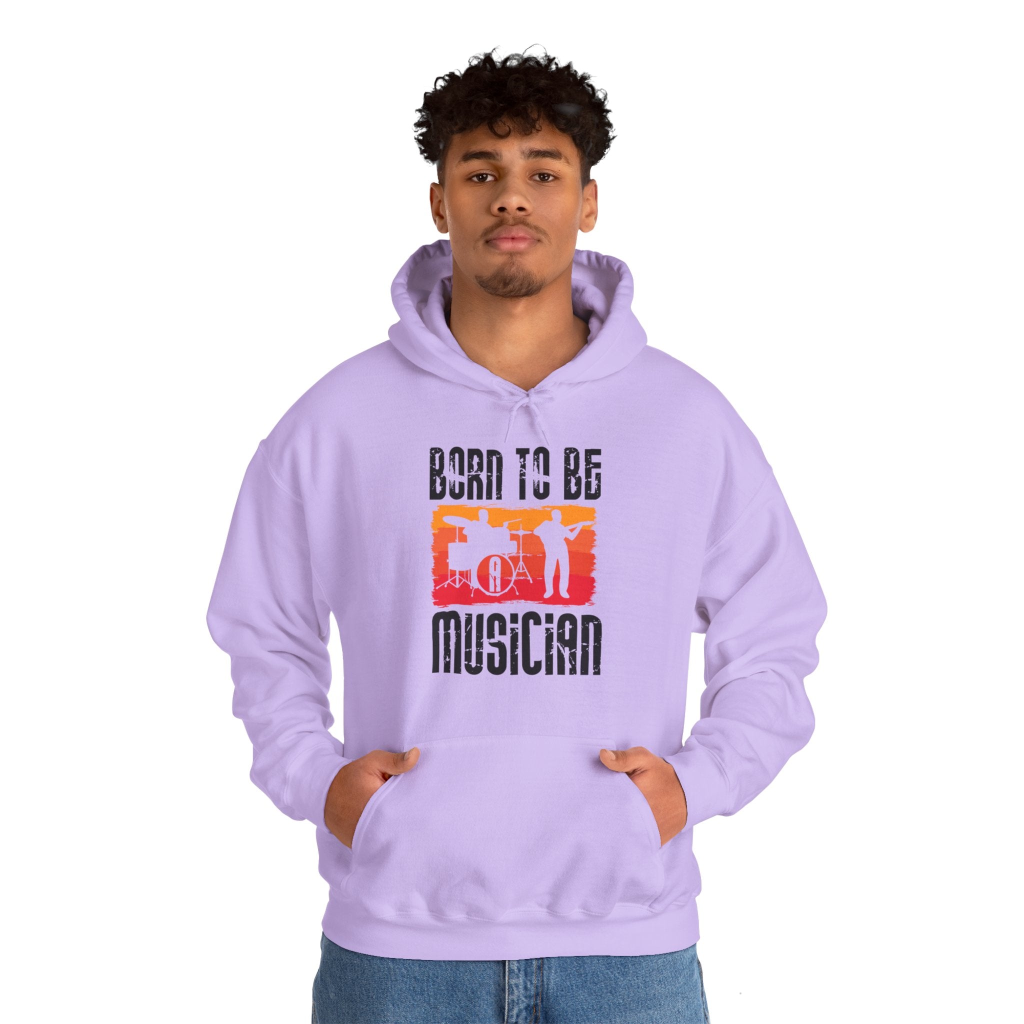 "Born To Be Musician"   Unisex Heavy Blend™ Hooded Sweatshirt