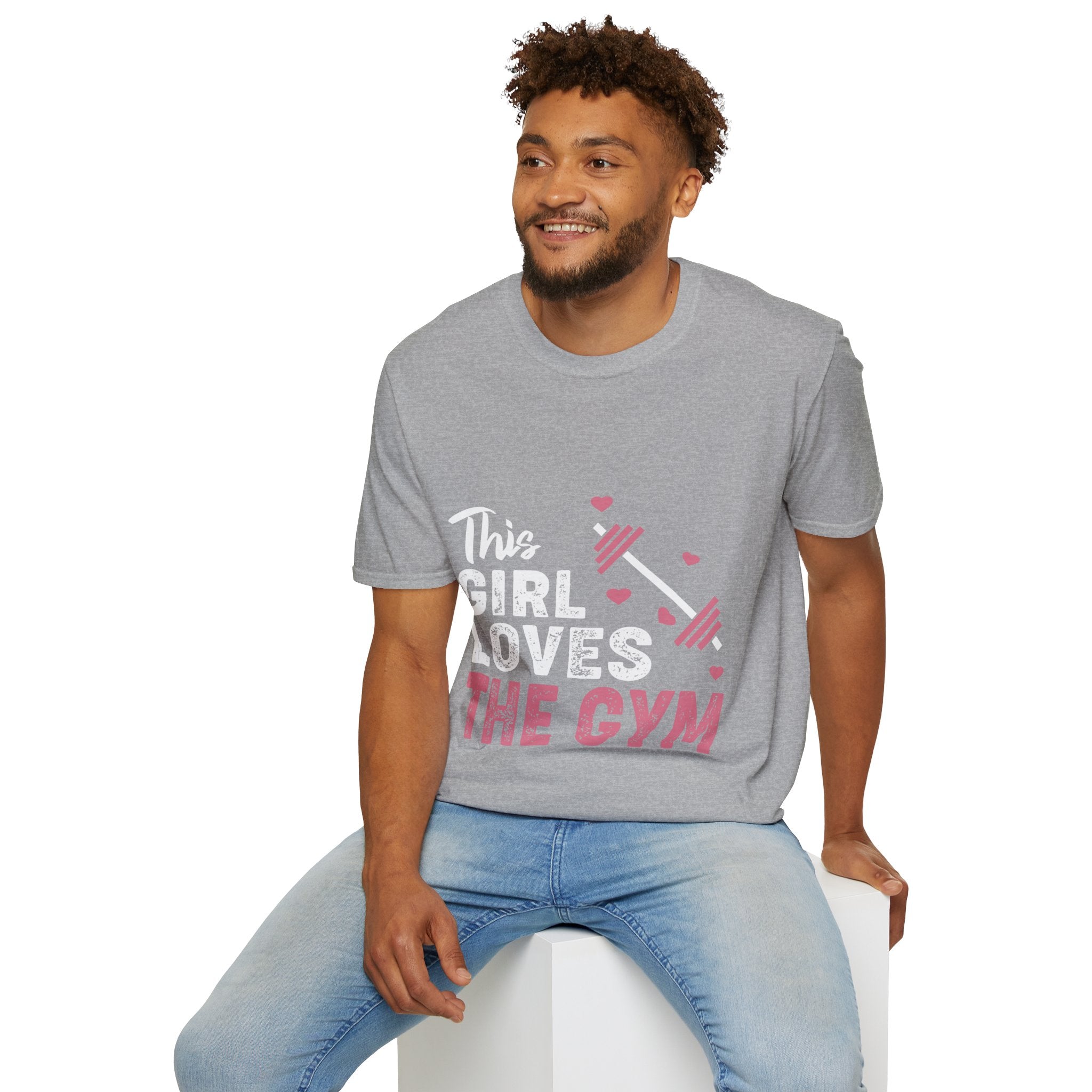 "The Girl Loves The Gym" Unisex Soft style T-Shirt