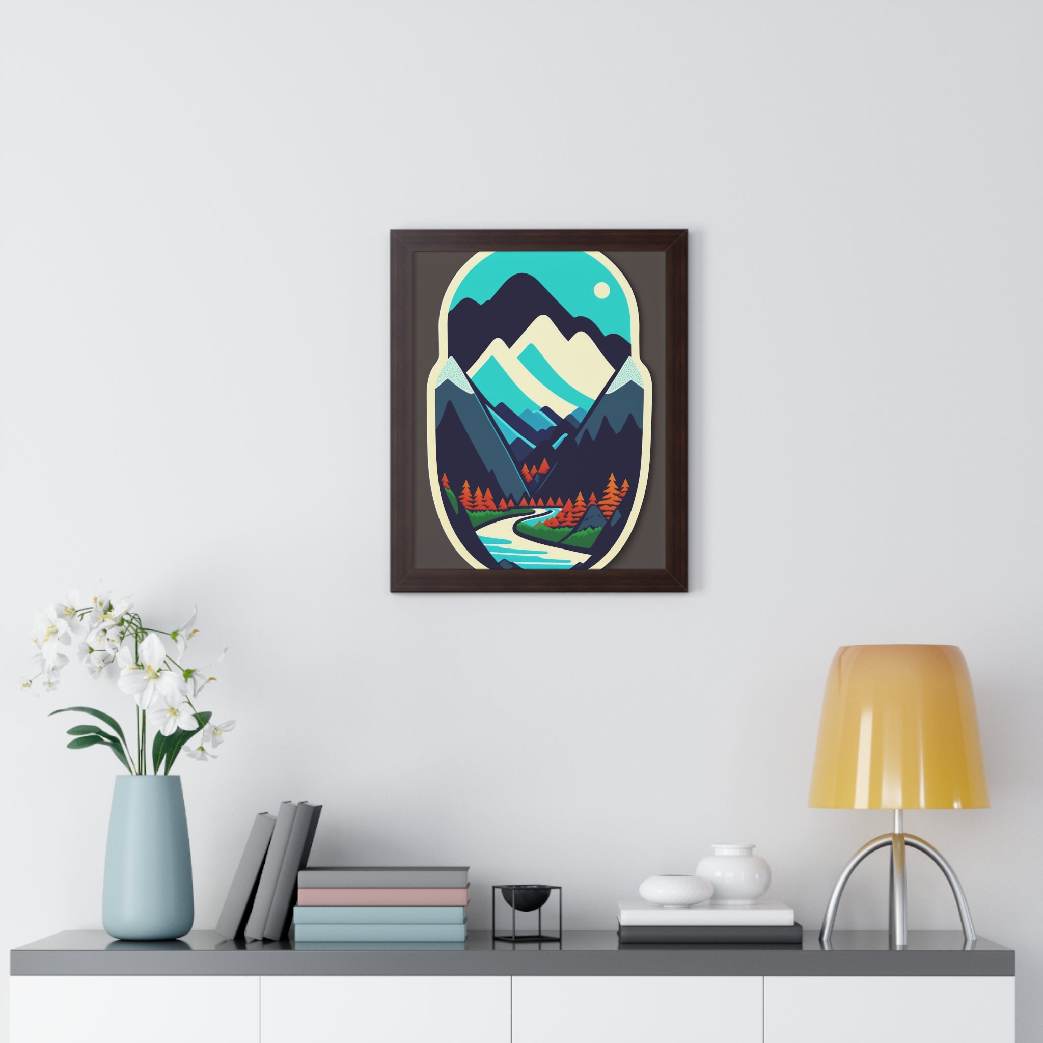 "BOHO" Framed Vertical Poster