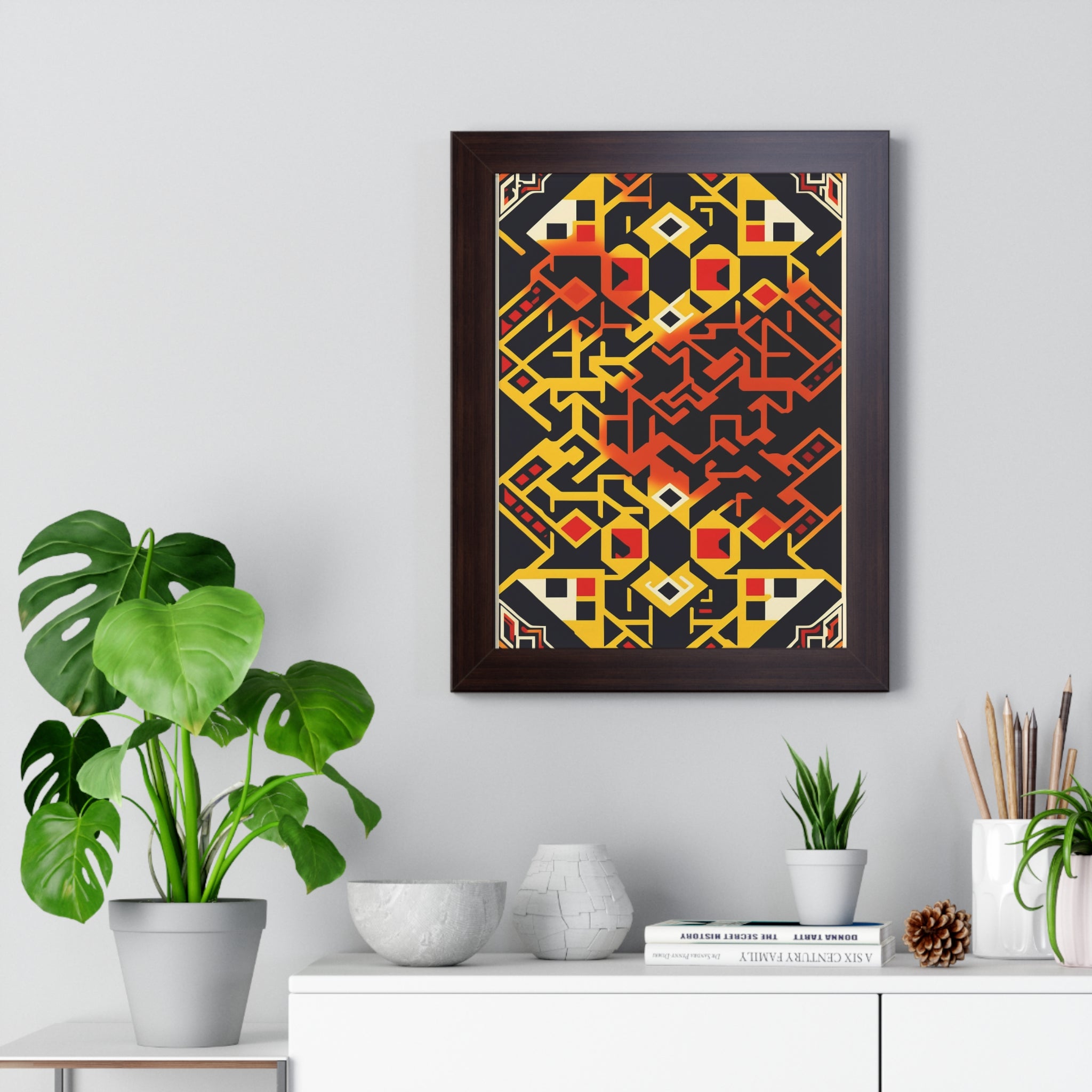 "BOHO" Framed Vertical Poster