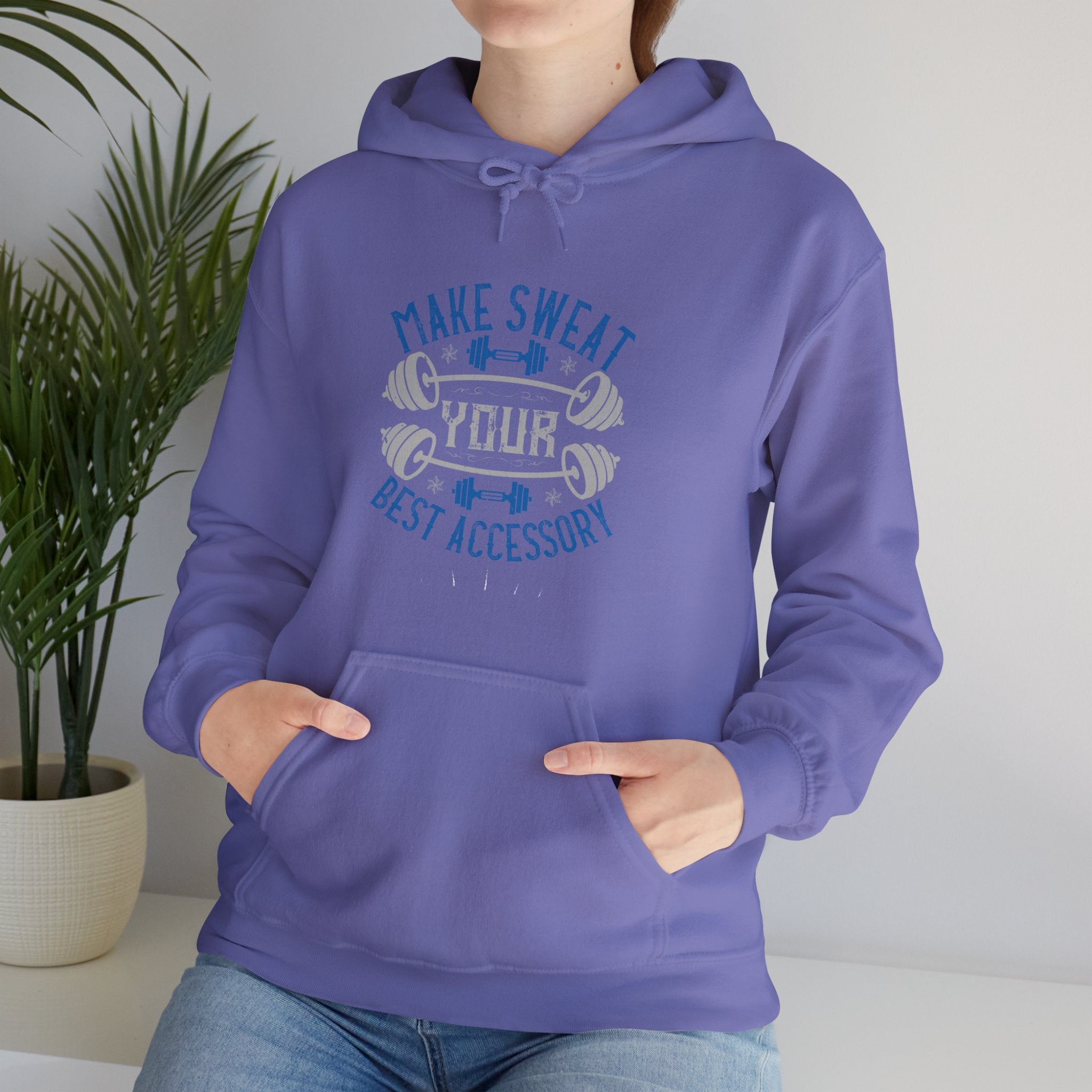 "Make Sweat Your Best Accessory" Unisex Heavy Blend™ Hooded Sweatshirt