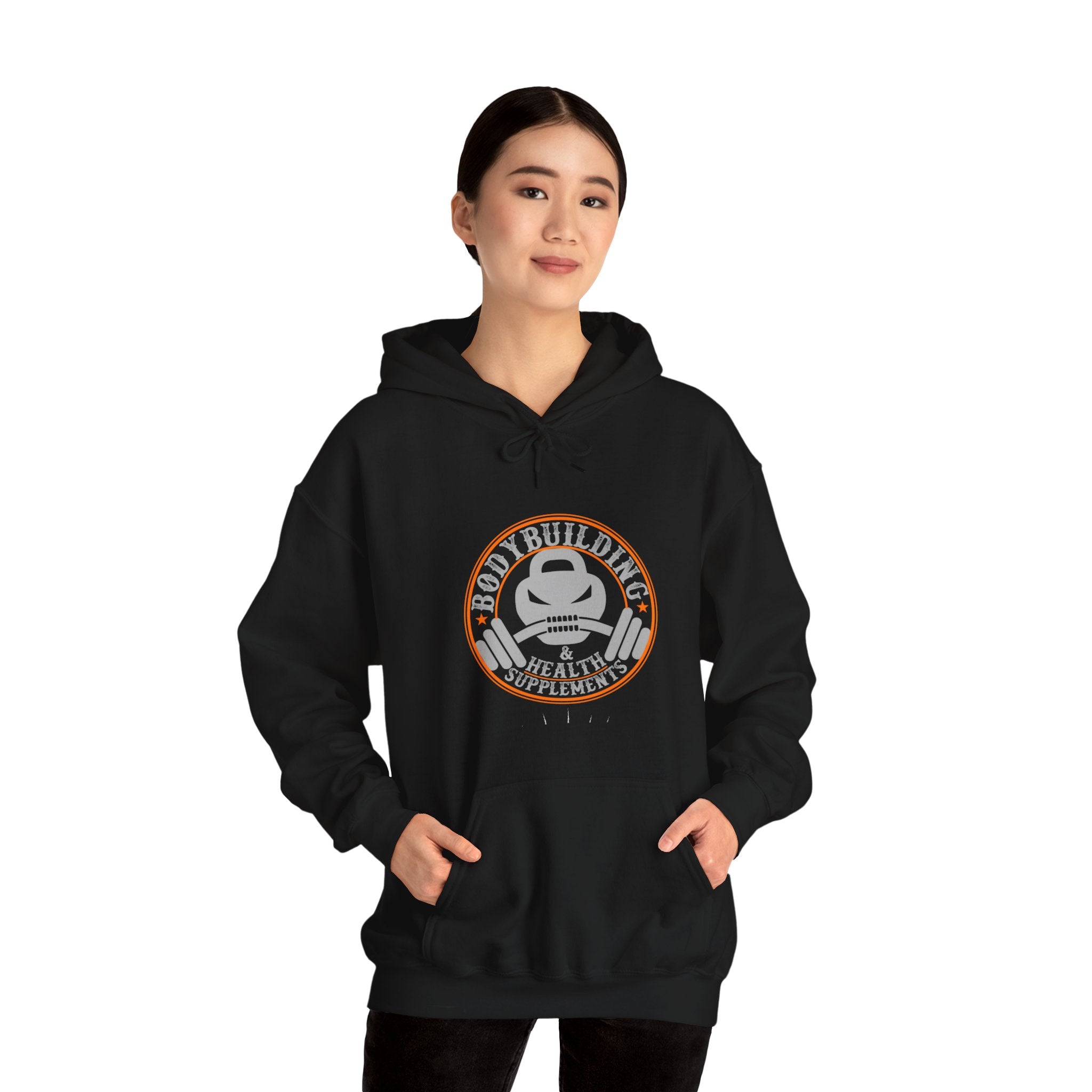 "Body Building And Health Supplements"  Unisex Heavy Blend™ Hooded Sweatshirt