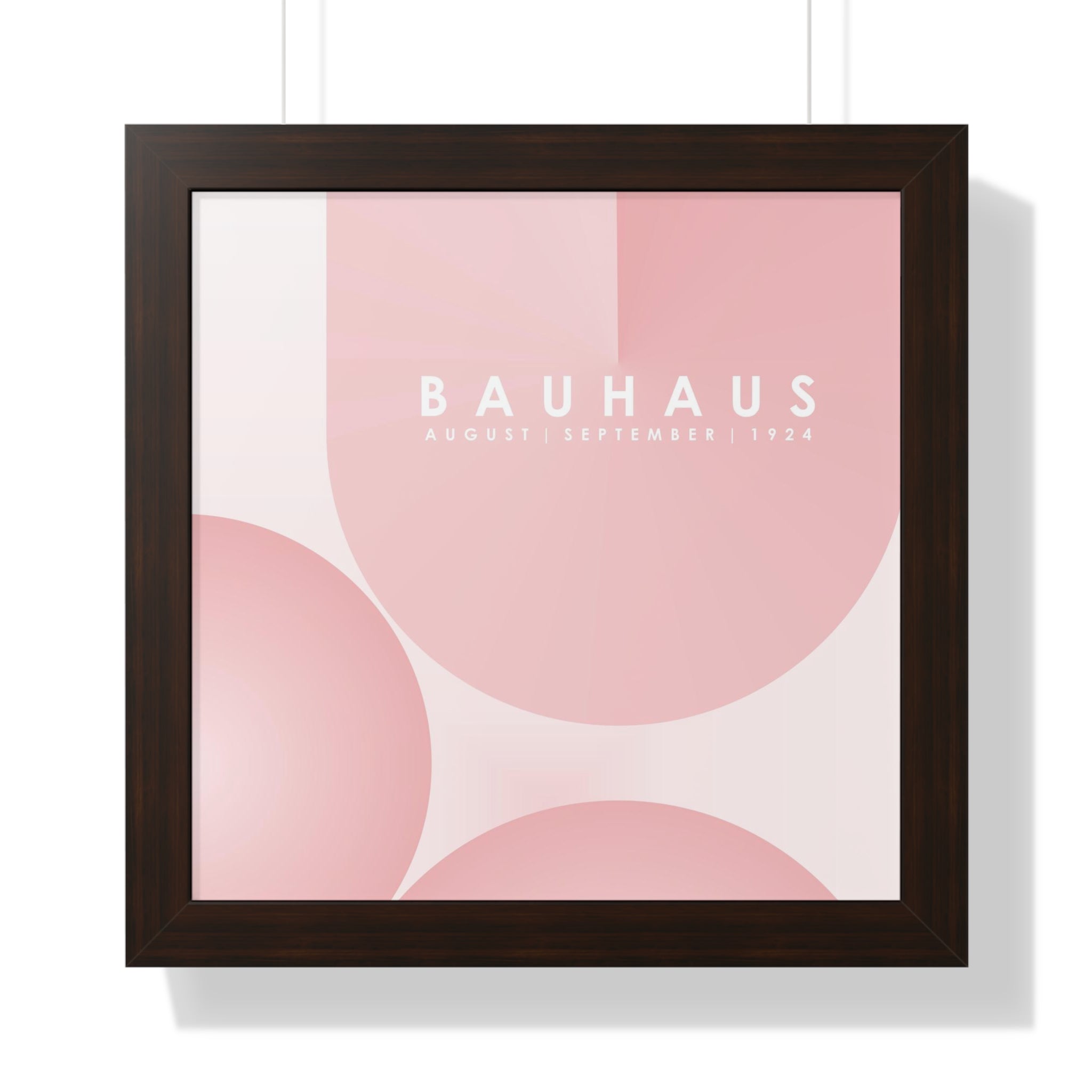 "BAUHAUS-STYLES-12" Framed Vertical Poster