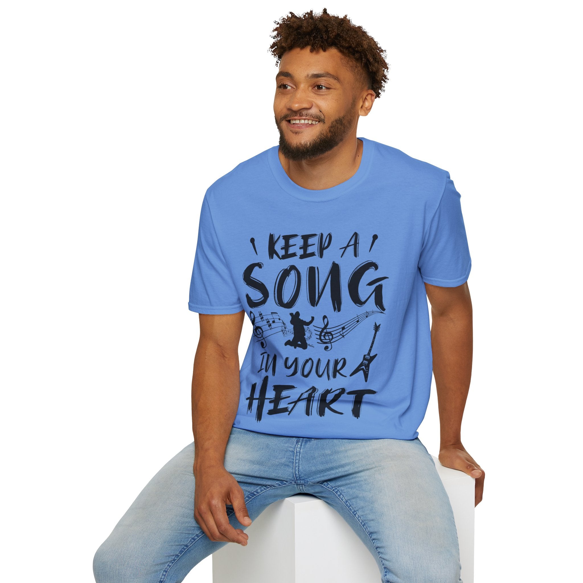 "Keep A Song In Your Heart" Unisex Soft style T-Shirt