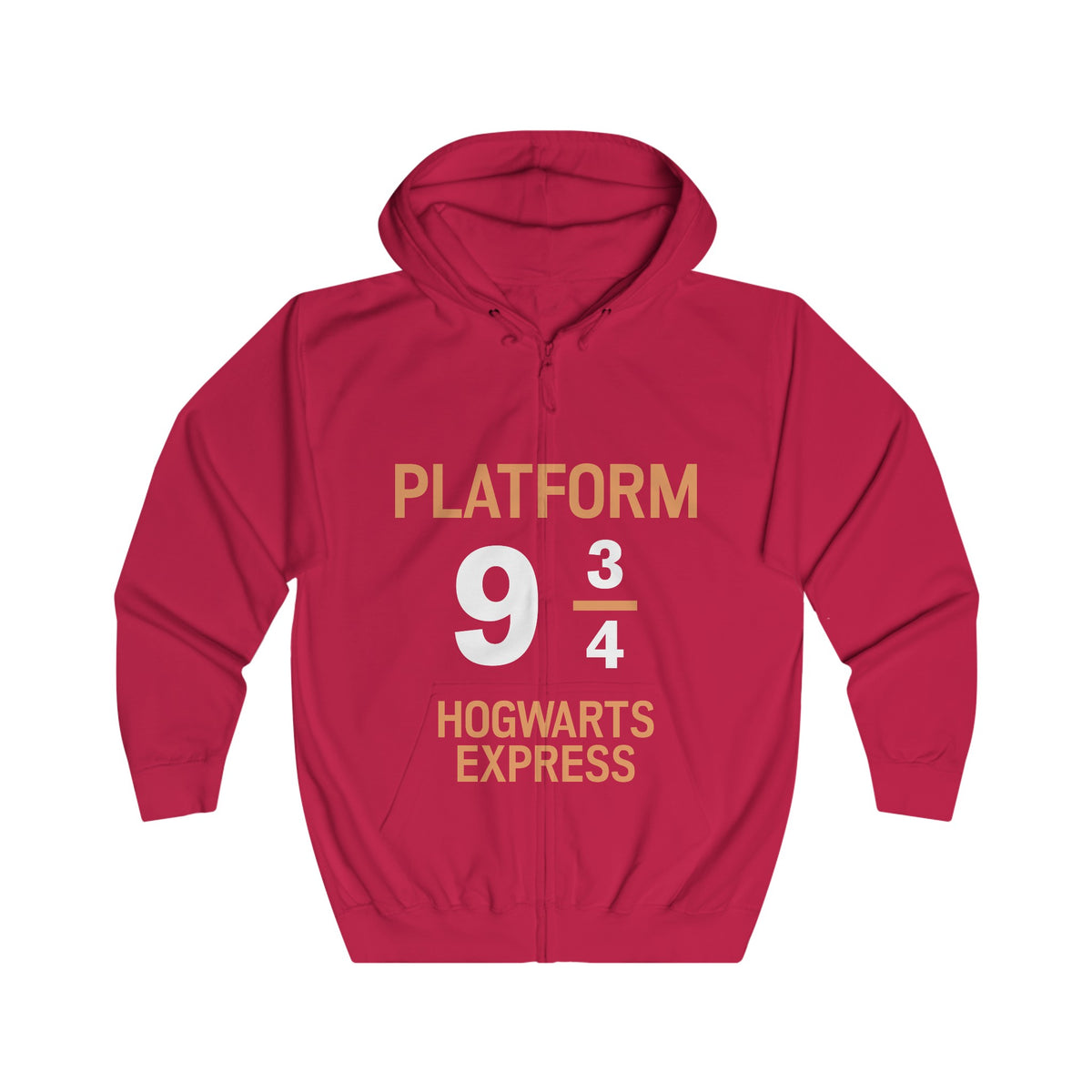 Hogwarts Express Unisex Full Zip Hoodie