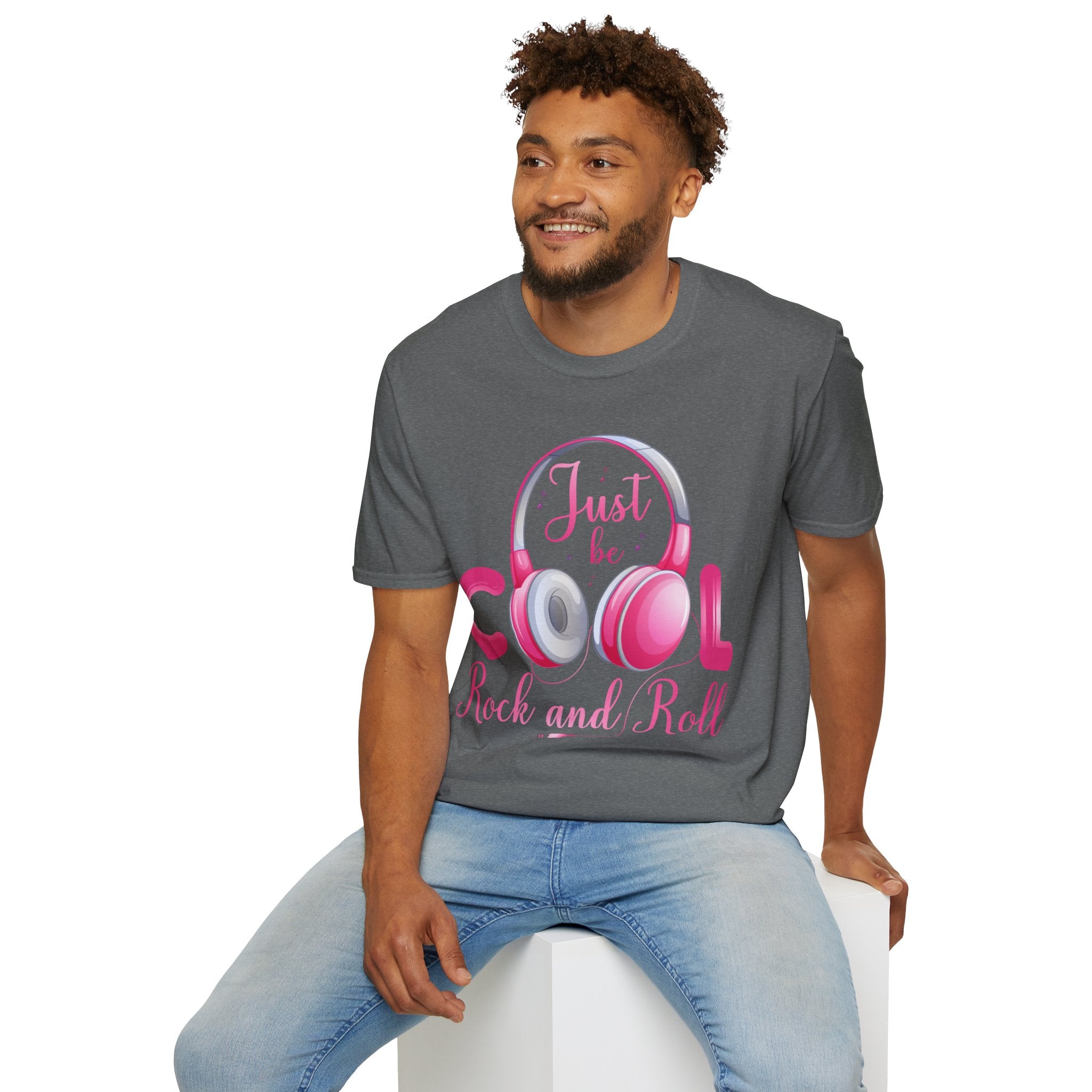 "Just Be Cool And Rock" Unisex Soft style T-Shirt