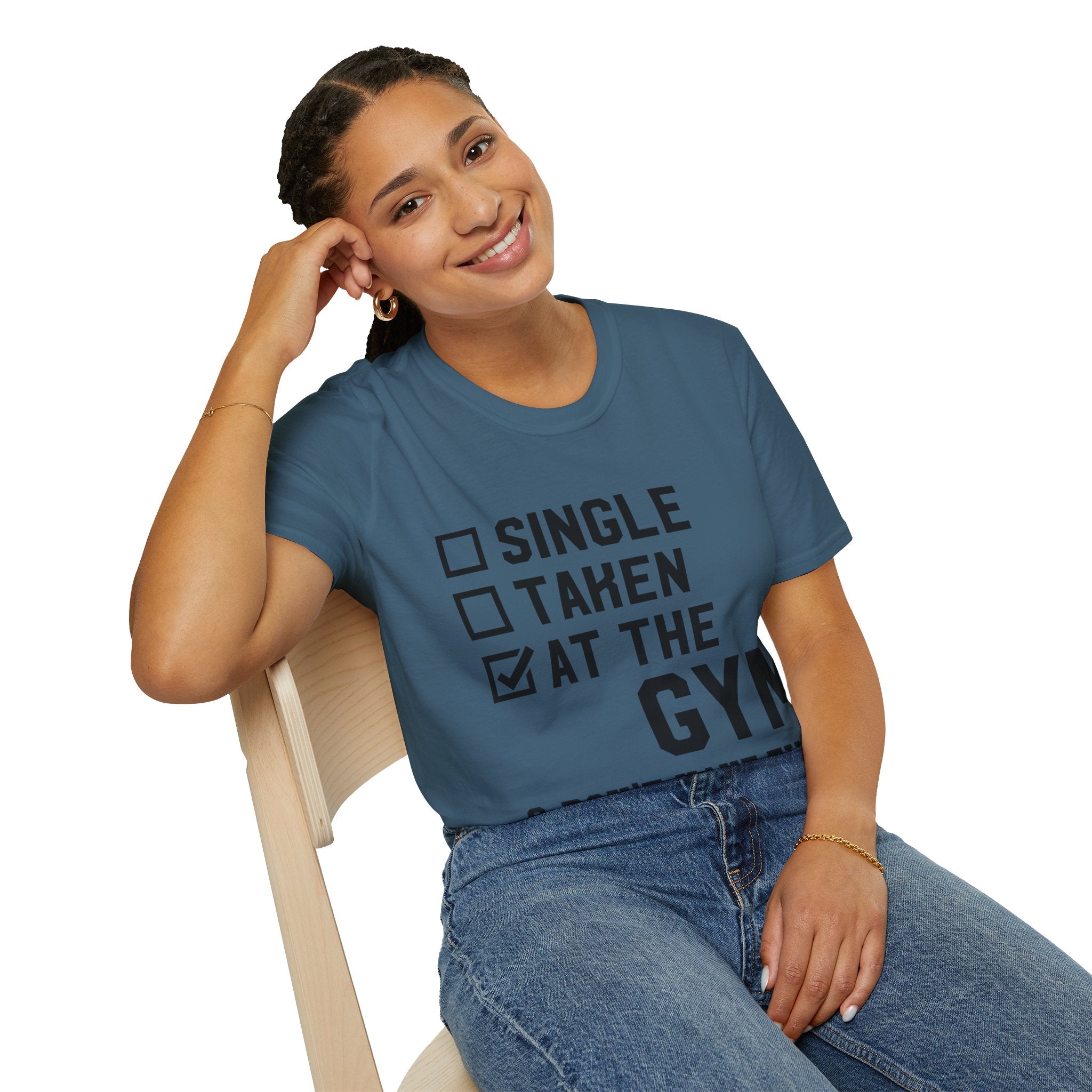 "At Gym,Not Have Time For Your Shit" Unisex Soft style T-Shirt