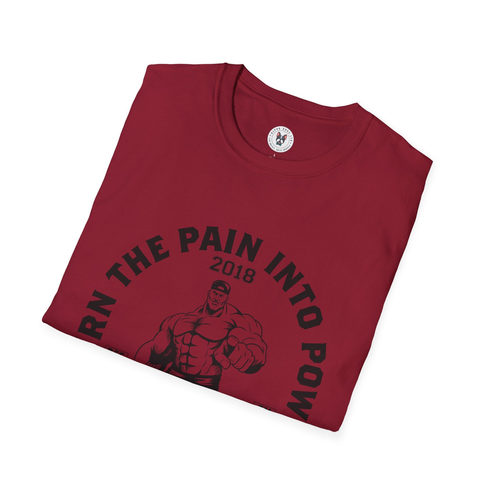 "Turn The Pain Into Power" Unisex Soft style T-Shirt