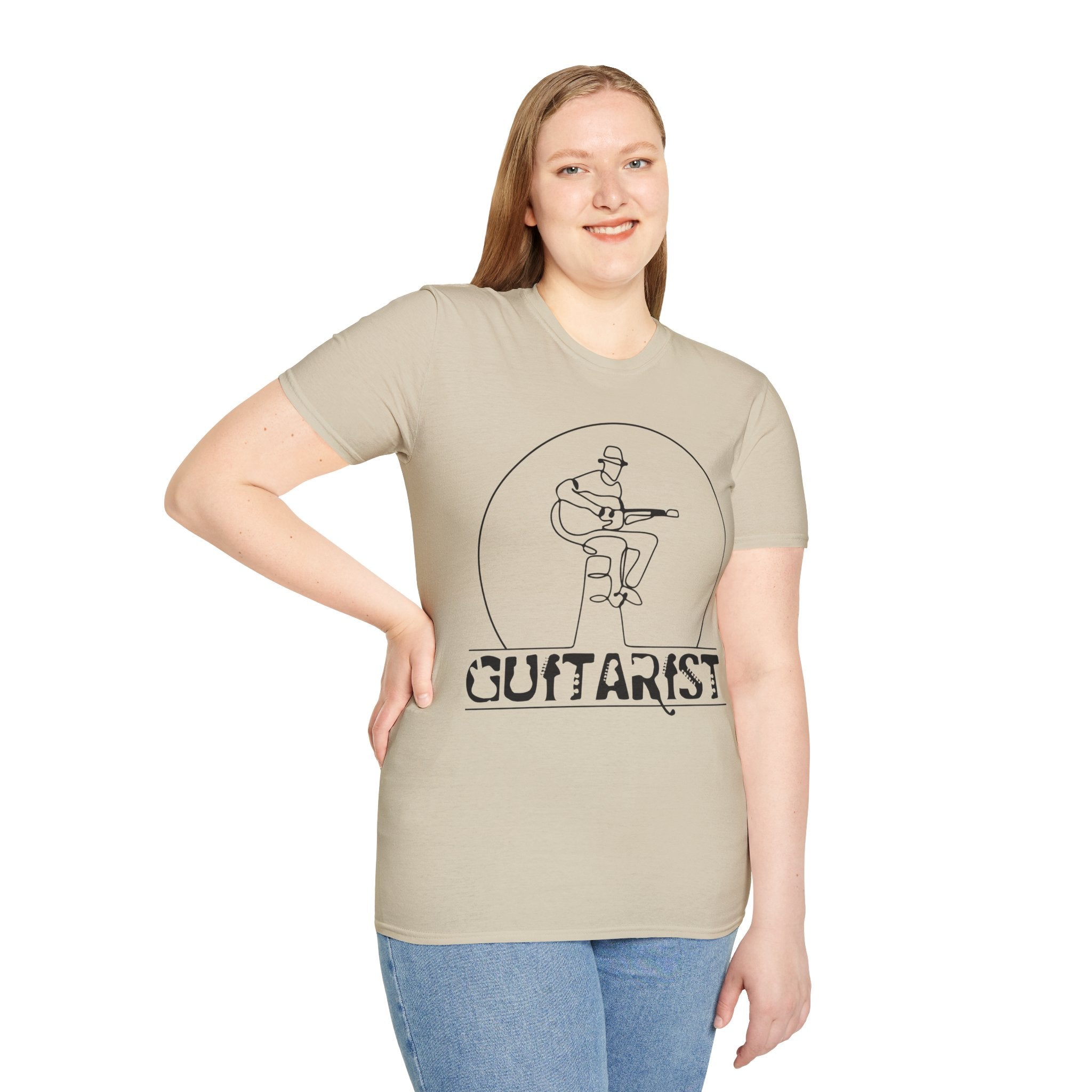 "Guitarist" Unisex Soft style T-Shirt