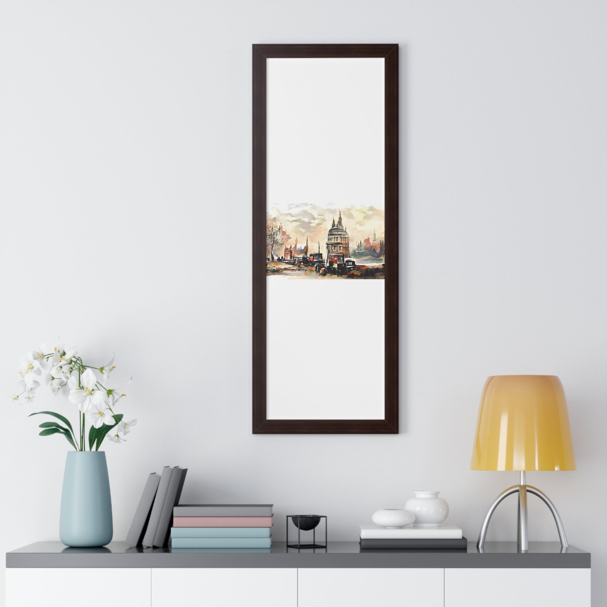 "ARCHITECTURE" Framed Vertical Poster