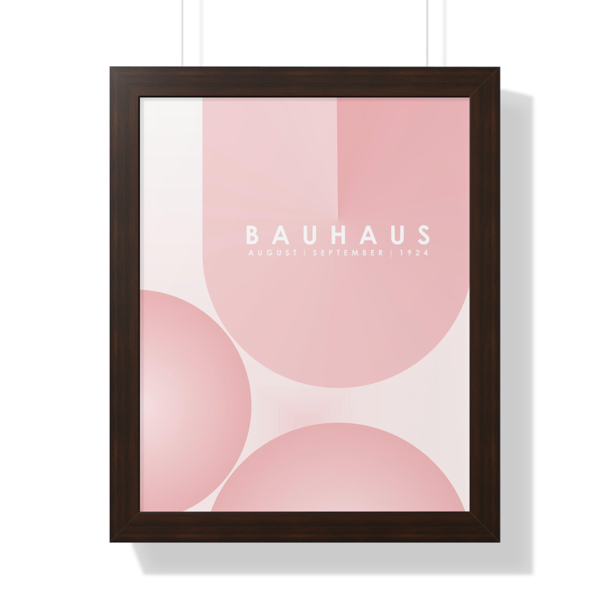 "BAUHAUS-STYLES-12" Framed Vertical Poster