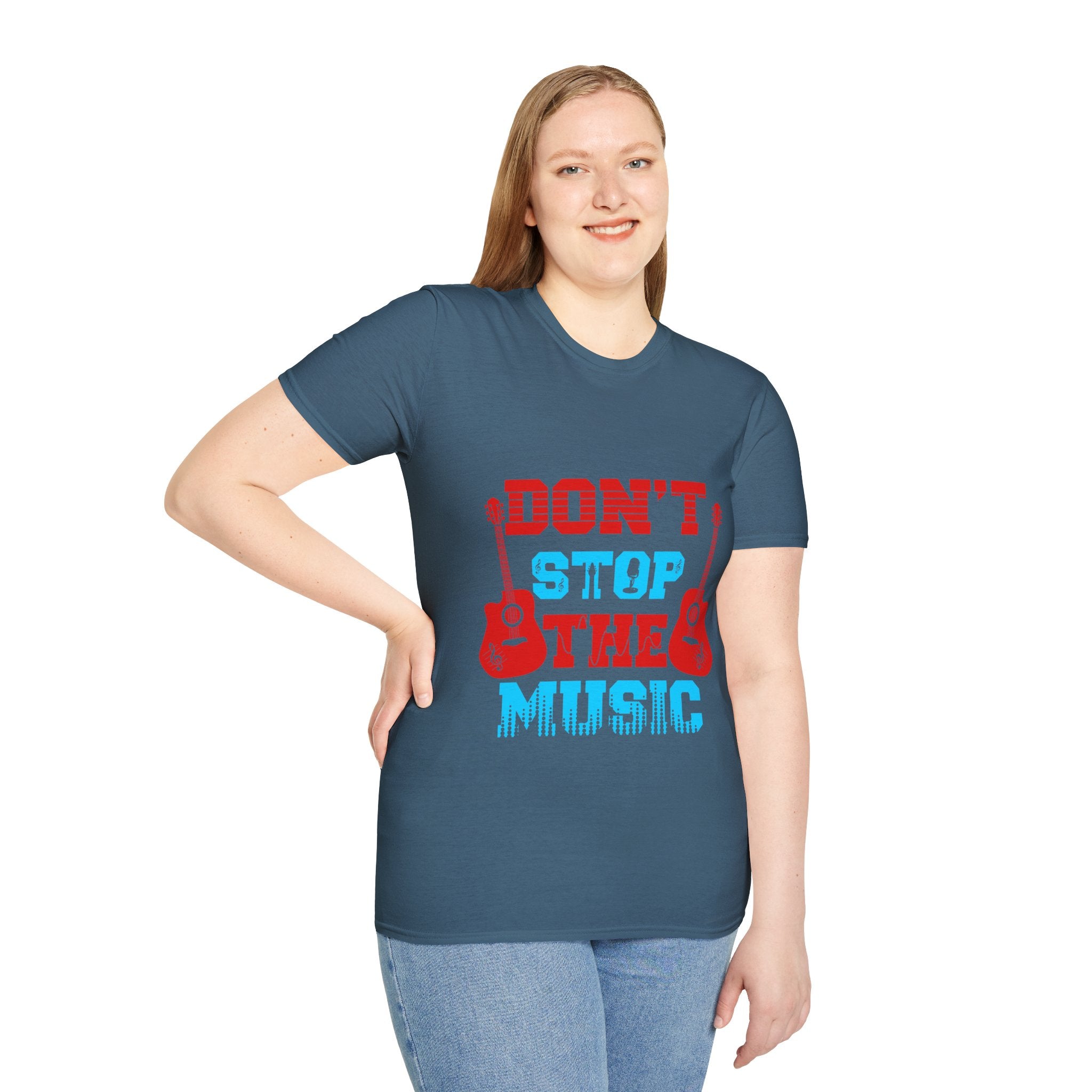 "Don't Stop The Music" Unisex Soft style T-Shirt