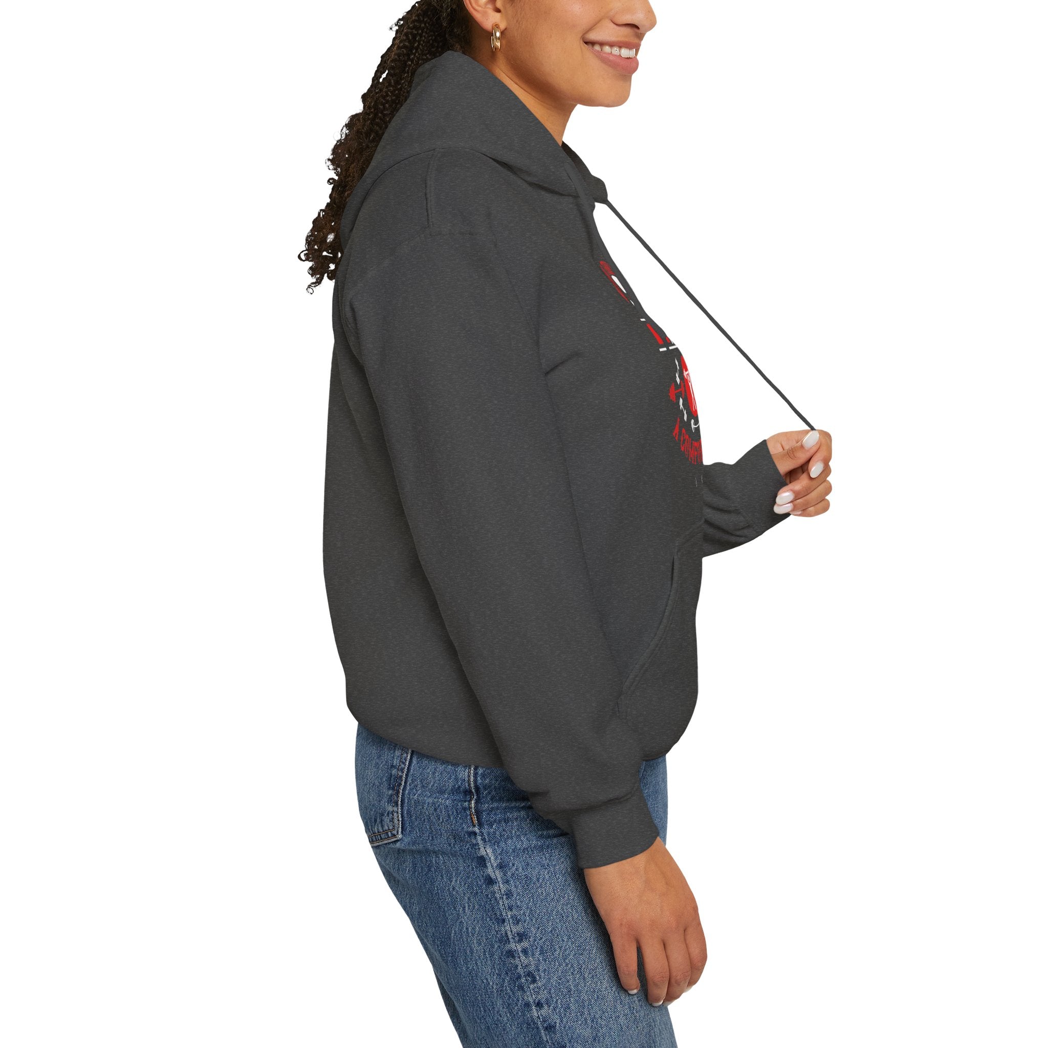 "Nothing Truly Great Ever Came From A Comfort Zone" Unisex Heavy Blend™ Hooded Sweatshirt