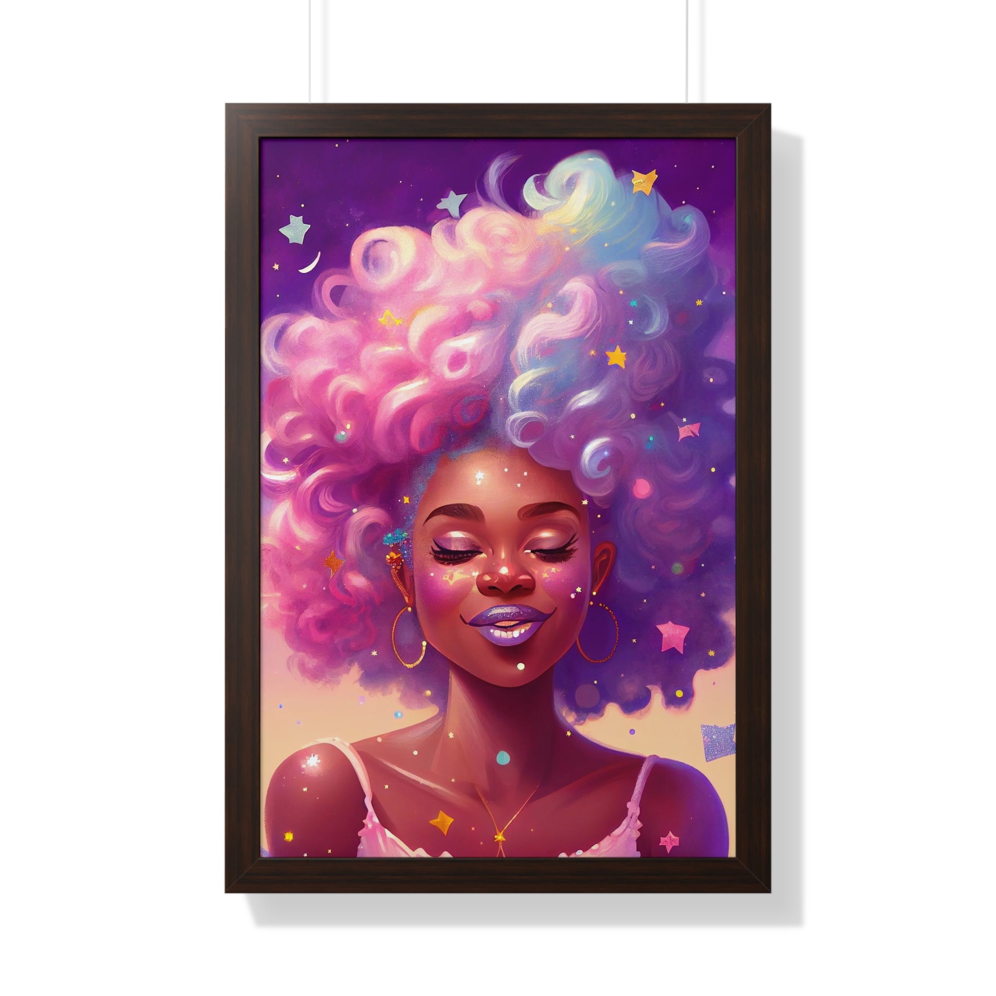 "BLACK GIRL MAGIC" Framed Vertical Poster