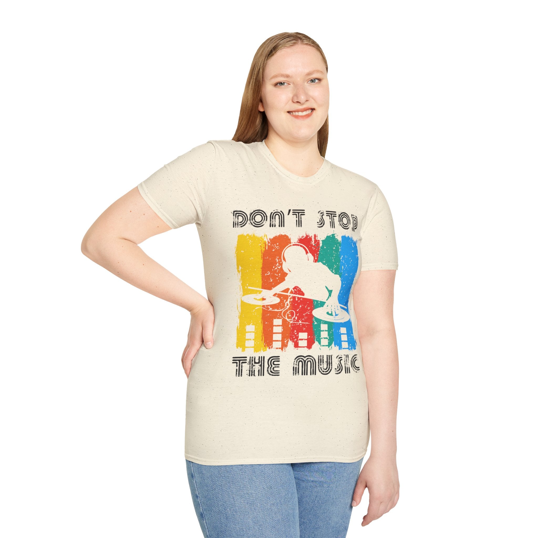 "Don't Stop the Music" Unisex Soft style T-Shirt