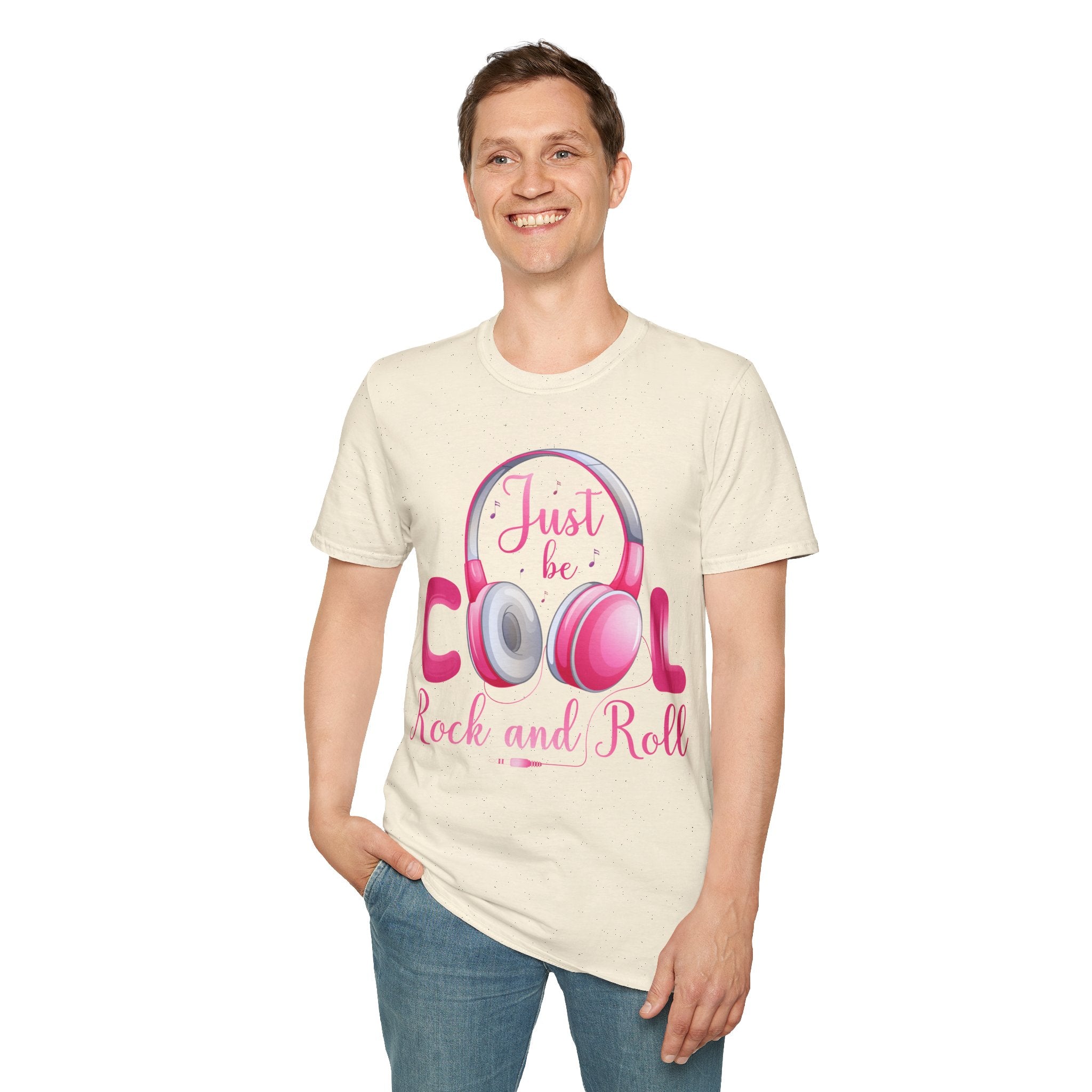 "Just Be Cool And Rock" Unisex Soft style T-Shirt