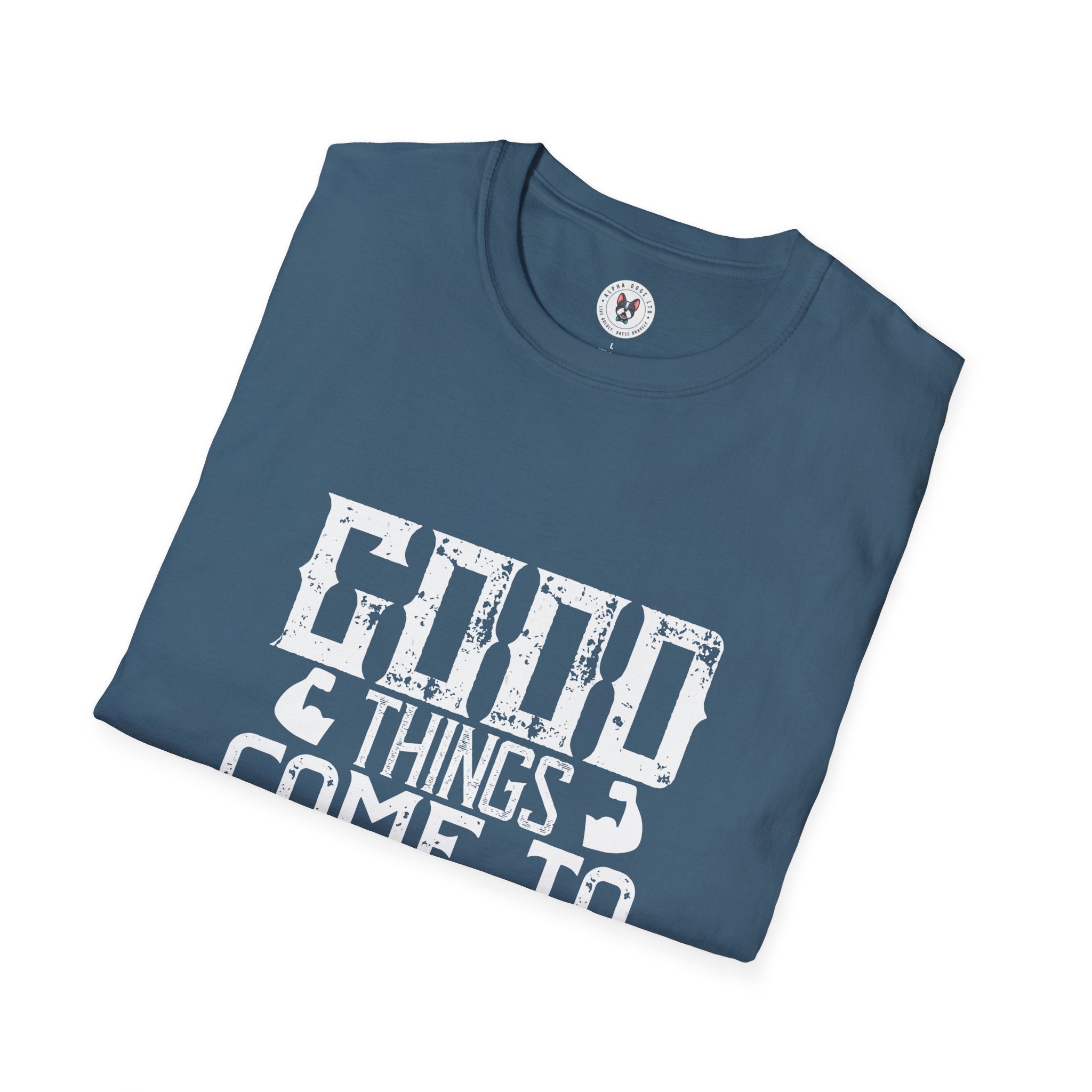 "Good Things Come To Those Who Sweat" Unisex Soft style T-Shirt