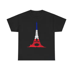 Eiffel Tower Unisex Heavy Cotton Tee