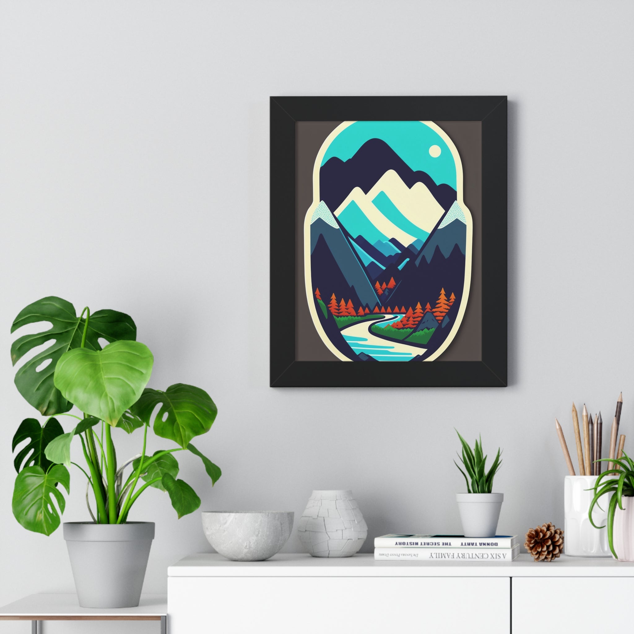 "BOHO" Framed Vertical Poster