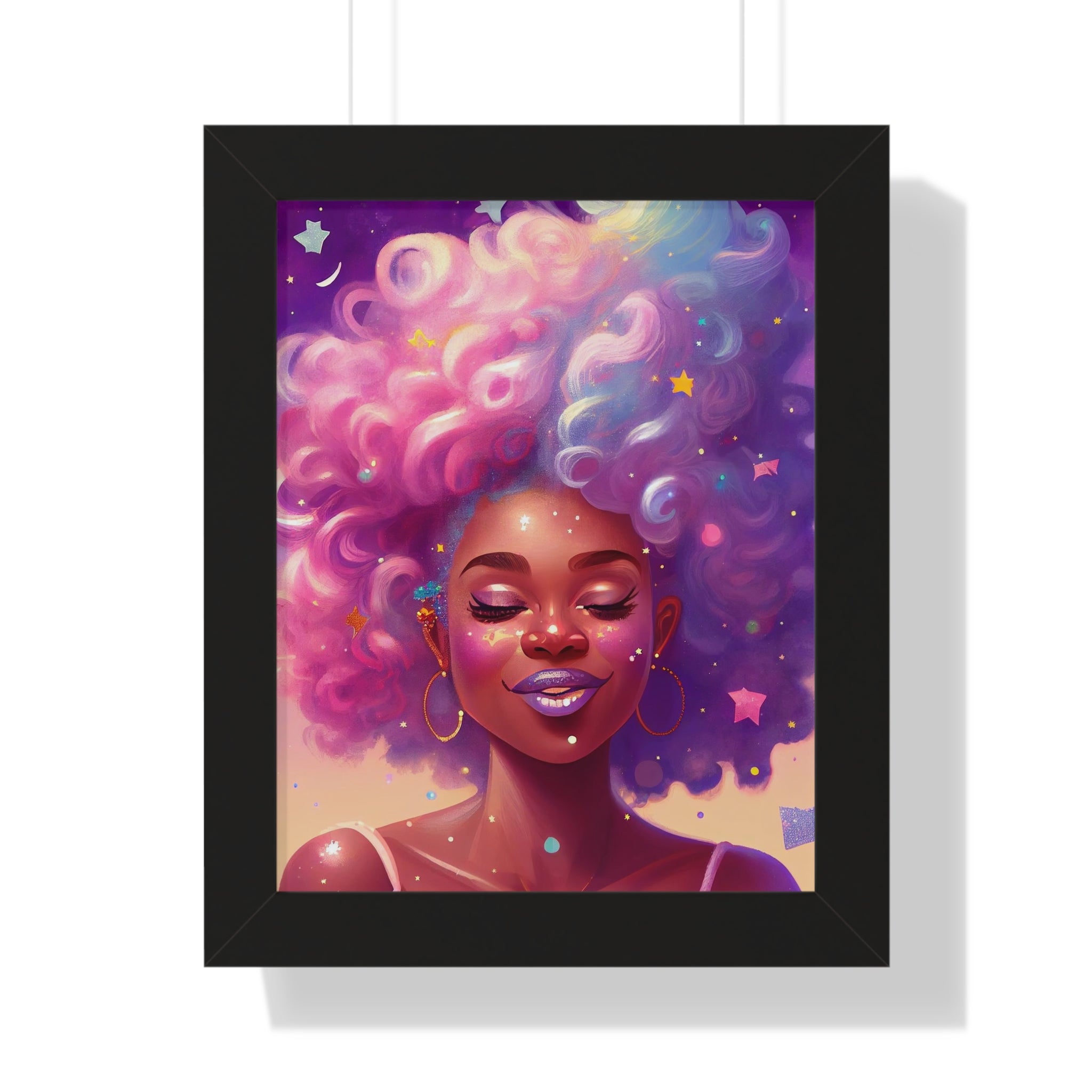 "BLACK GIRL MAGIC" Framed Vertical Poster