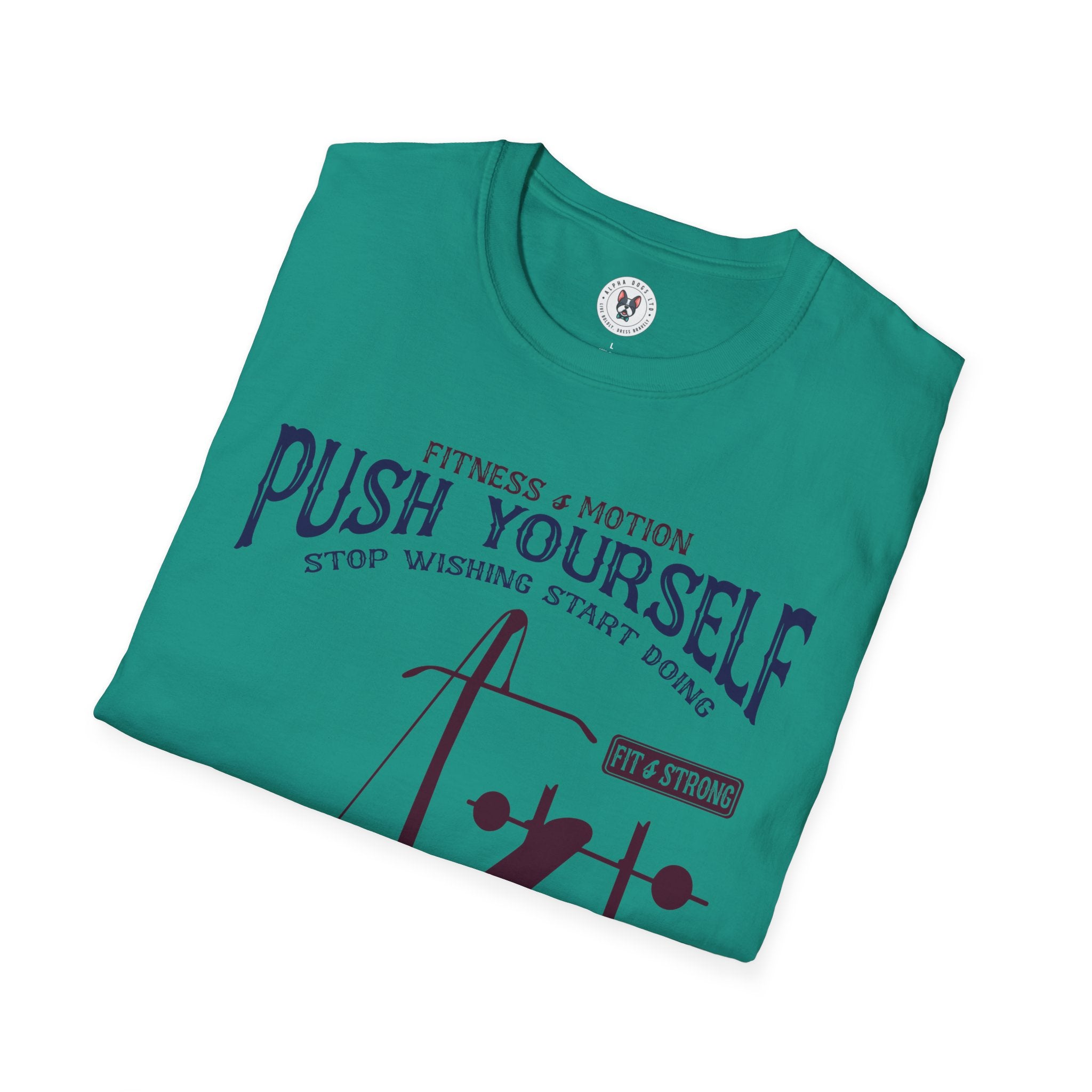 "Push Yourself" Unisex Soft style T-Shirt