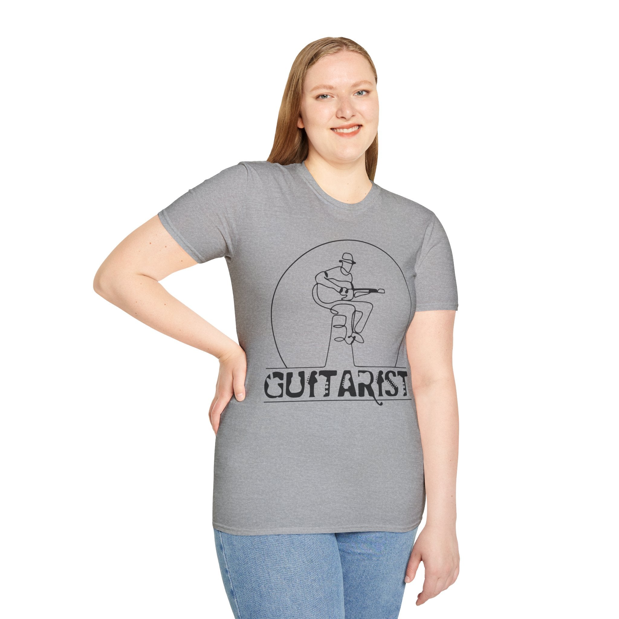 "Guitarist" Unisex Soft style T-Shirt