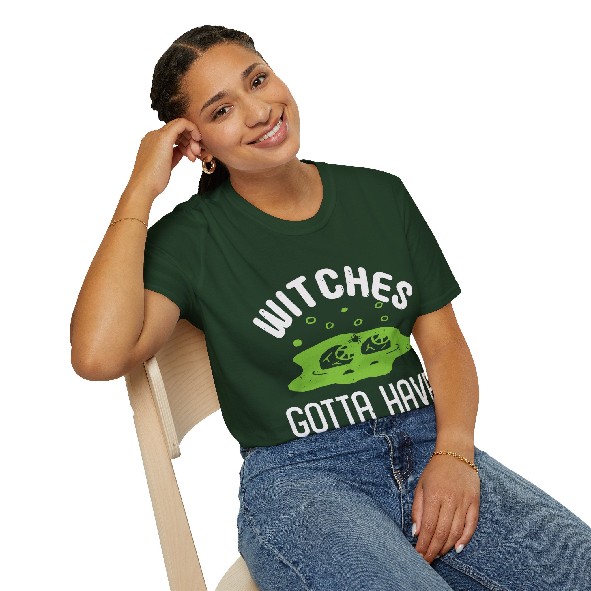 "WITCHES GOTTA HAVE OPTIONS" Unisex Soft style T-Shirt