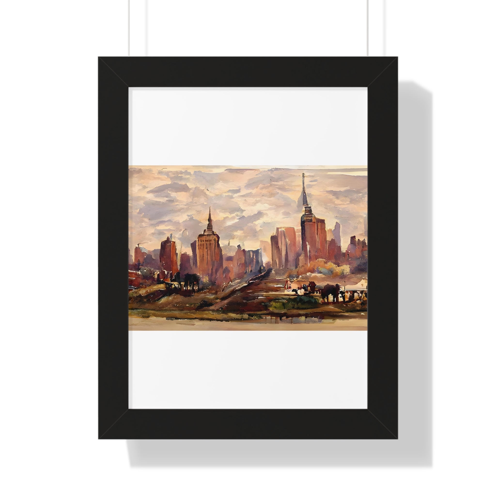 "ARCHITECTURE" Framed Vertical Poster