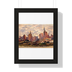 "ARCHITECTURE" Framed Vertical Poster