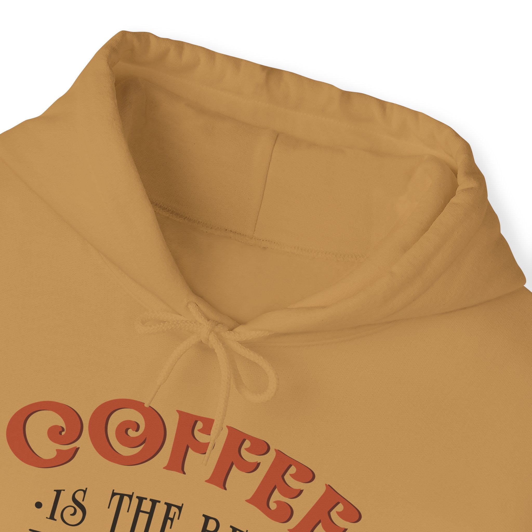 "COFFEE IS THE BEST MORNING MOTIVATION" Unisex Heavy Blend™ Hooded Sweatshirt