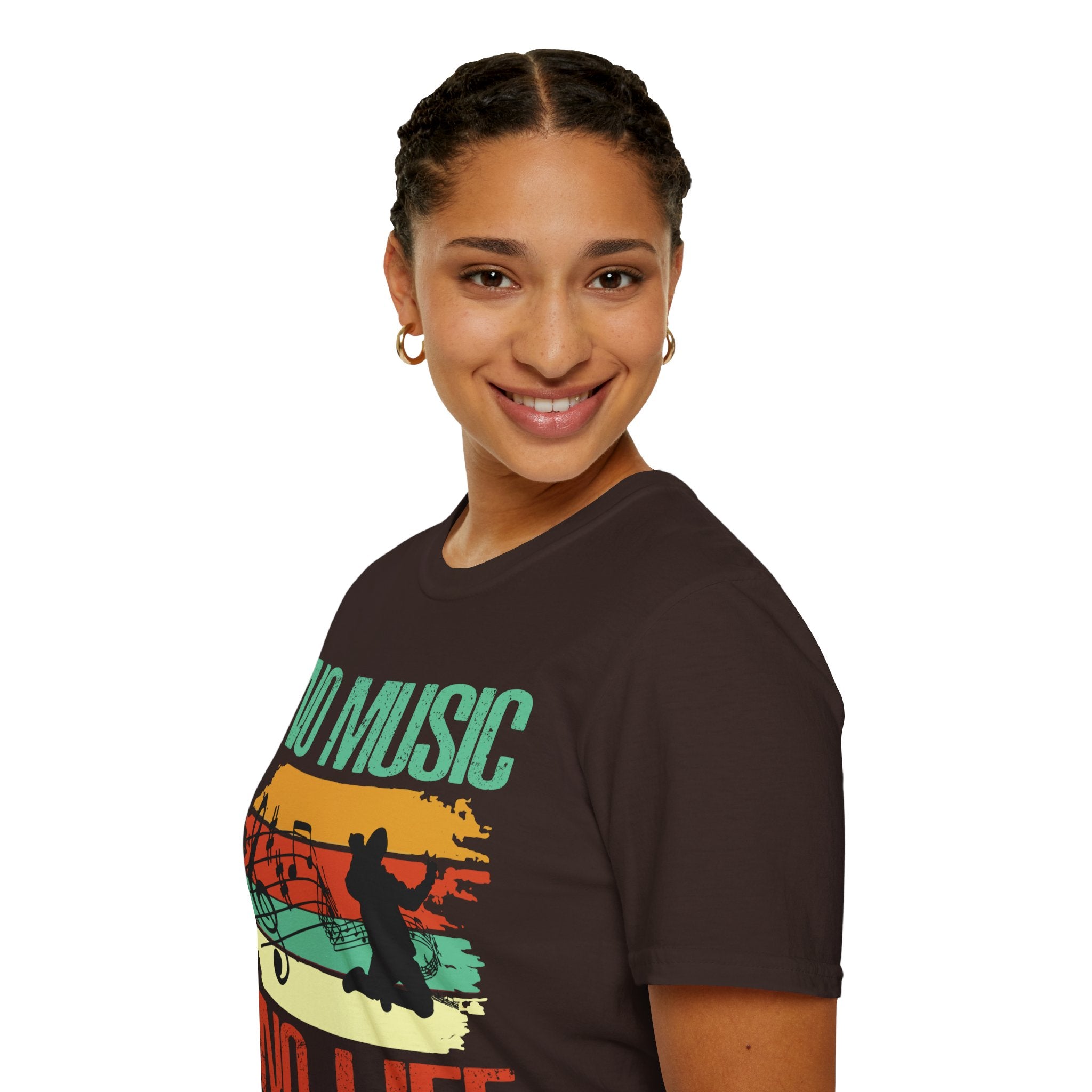 "No Music No Life" Unisex Soft style T-Shirt