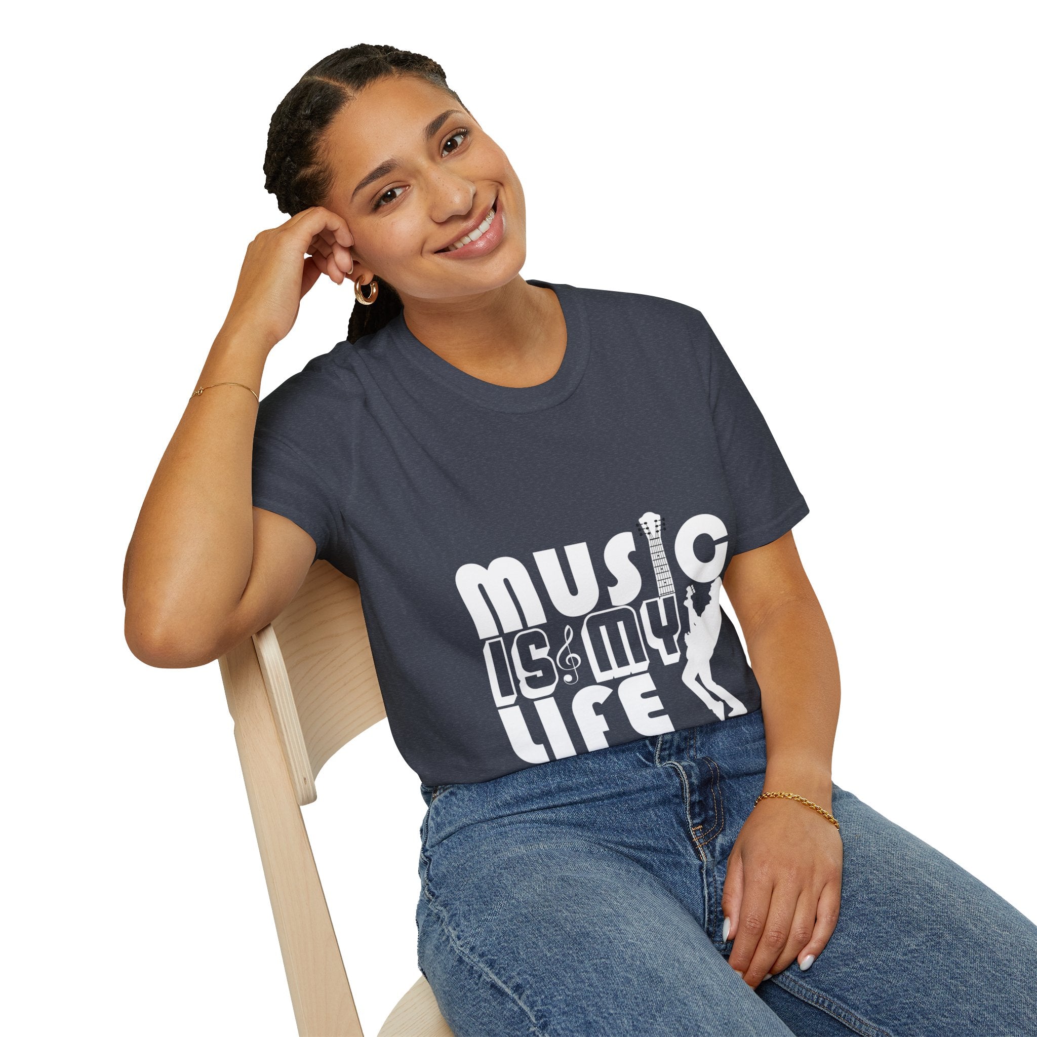 "Music In My Life" Unisex Soft style T-Shirt