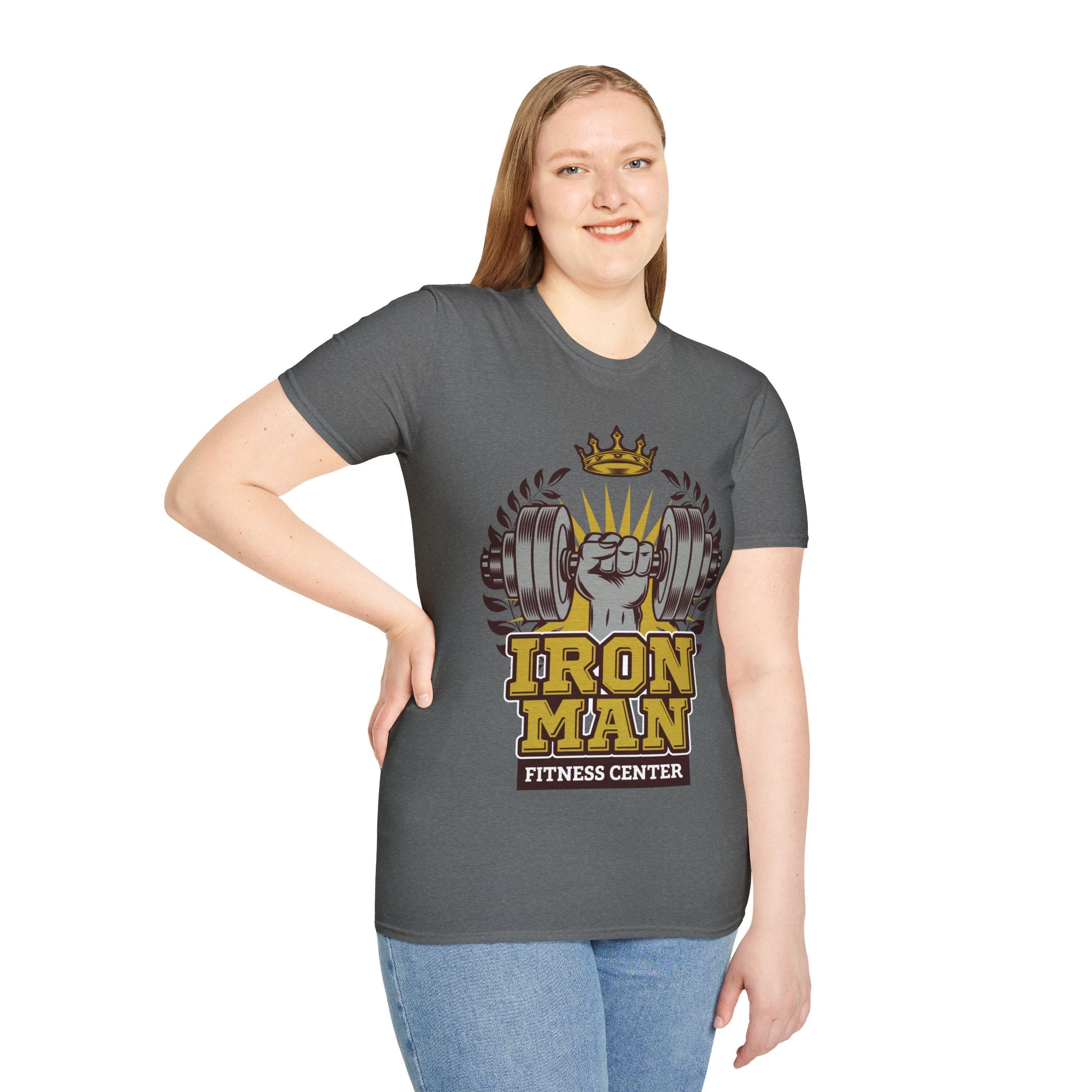 "IronMan Fitness Centre" Unisex Soft style T-Shirt