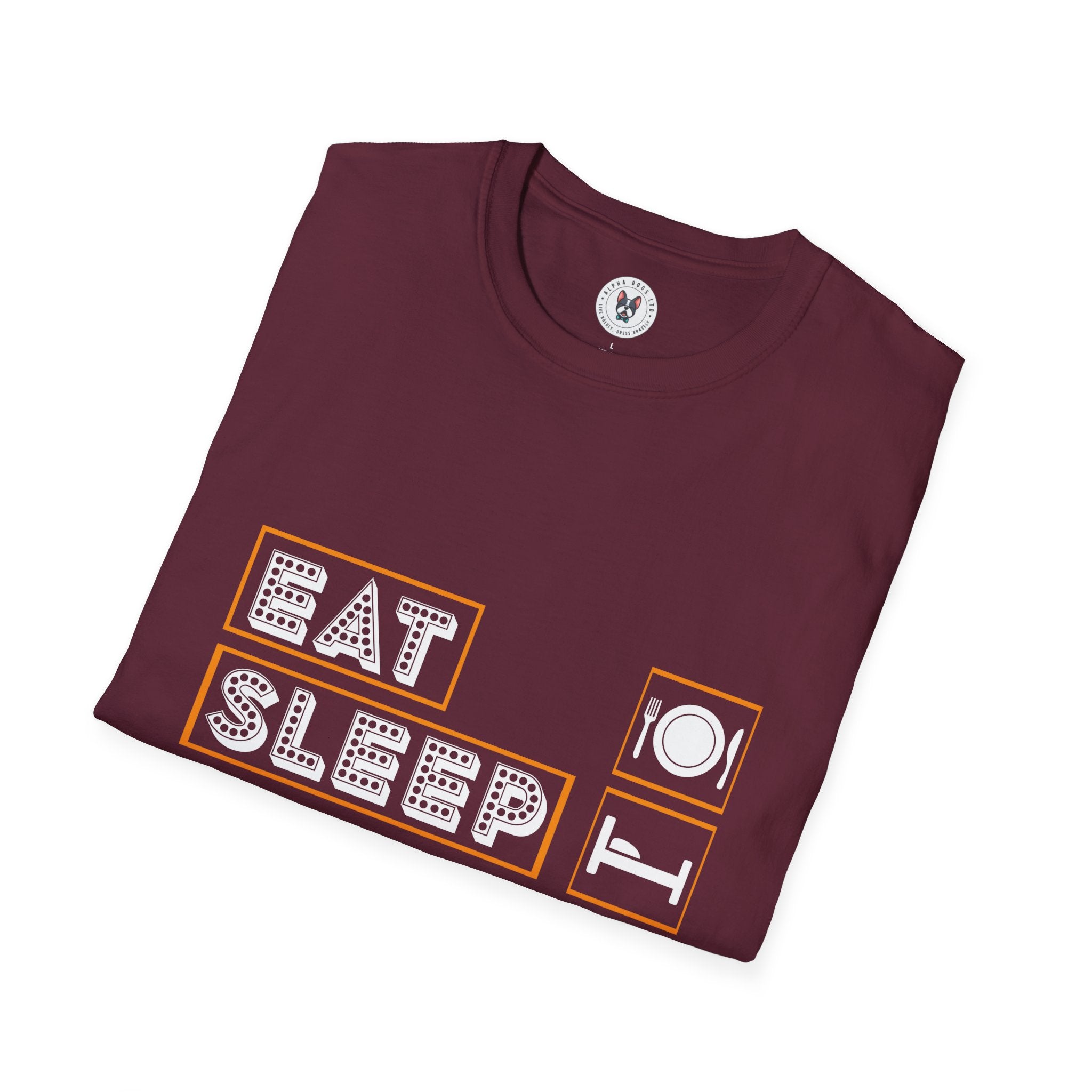 "Eat Sleep Music Repeat" Unisex Soft style T-Shirt