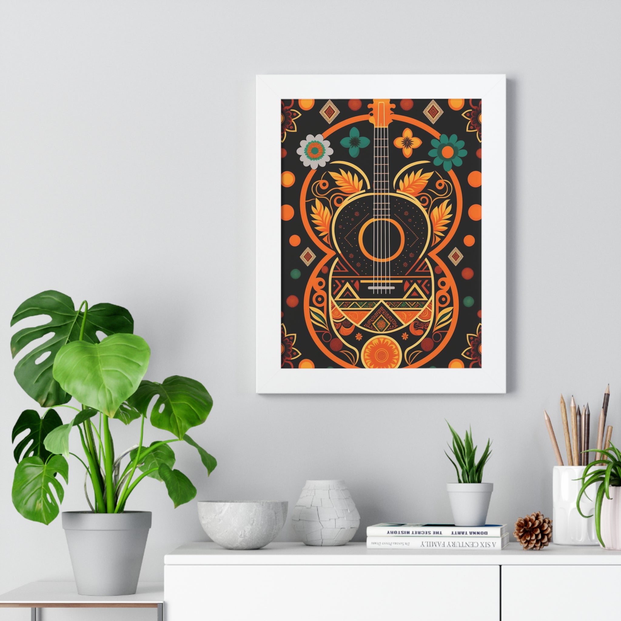 "BOHO" Framed Vertical Poster