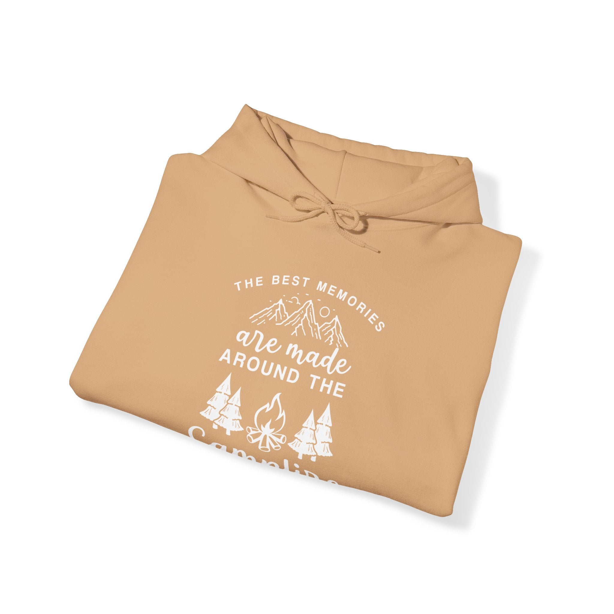 "Best Memories Are Made Around Campfire" Unisex Heavy Blend™ Hooded Sweatshirt