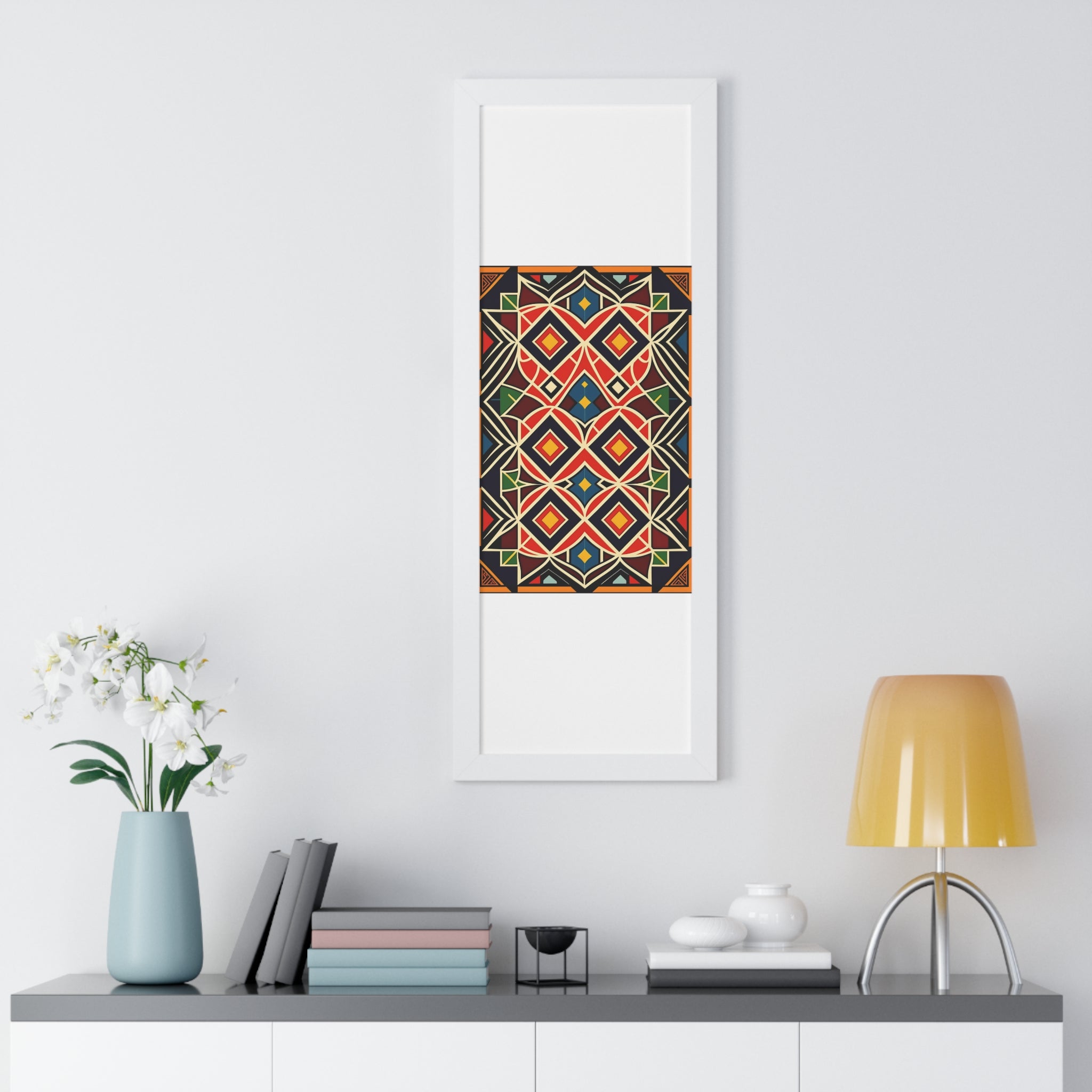 "BOHO" Framed Vertical Poster