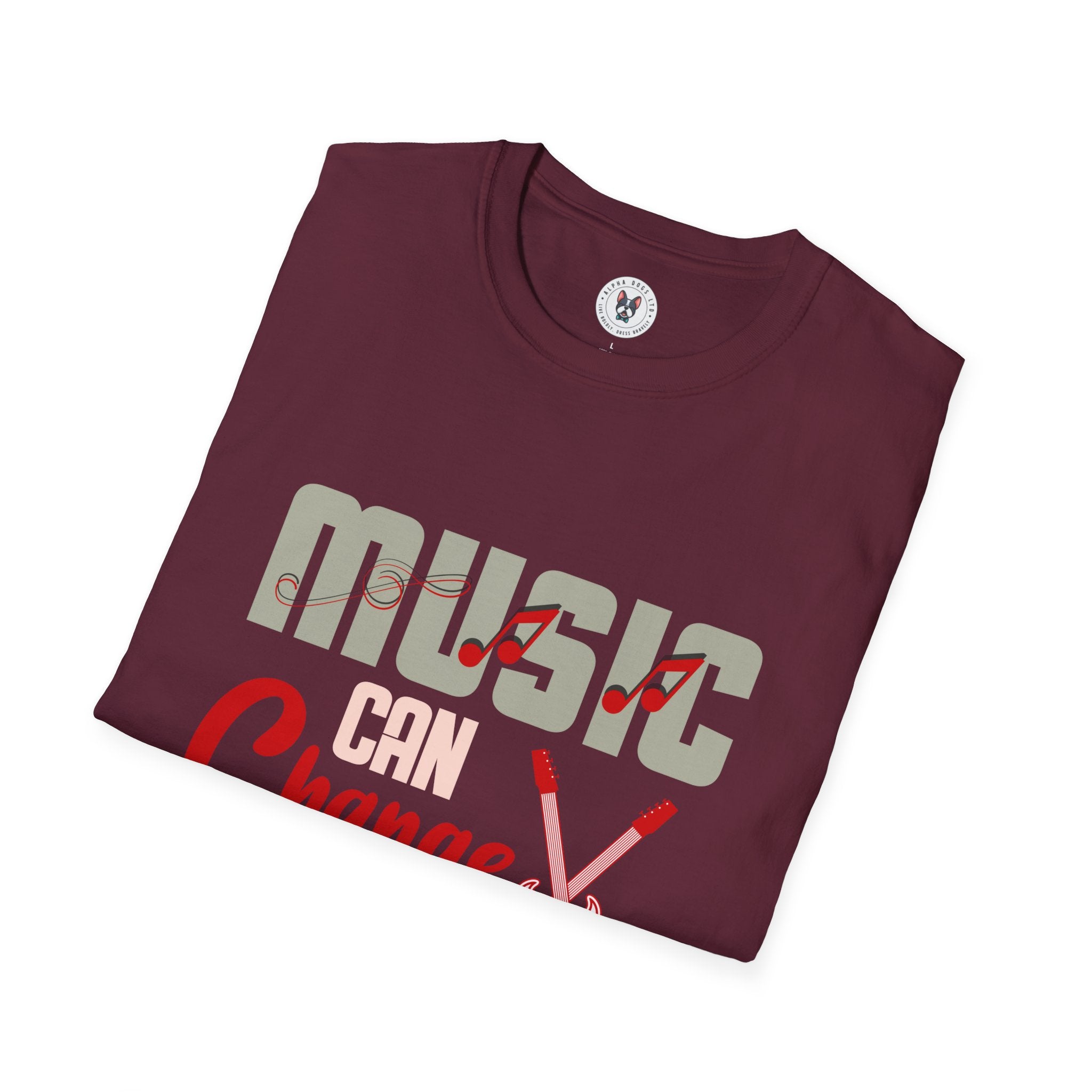 "Music Can Change The World" Unisex Soft style T-Shirt