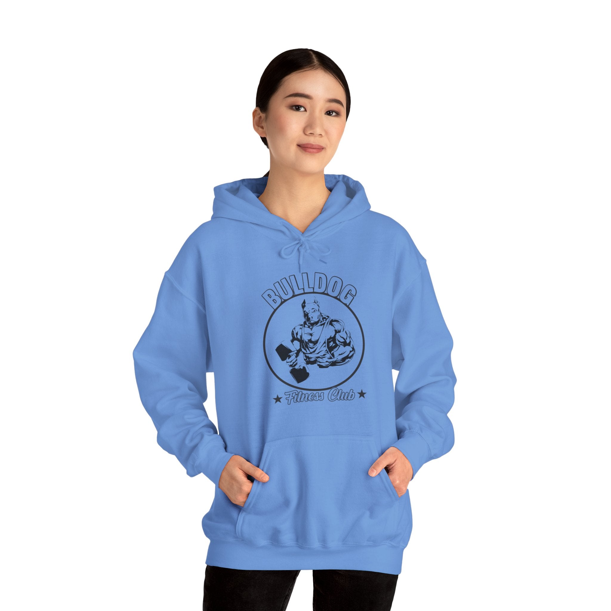 "BullDog Fitness Club"  Unisex Heavy Blend™ Hooded Sweatshirt