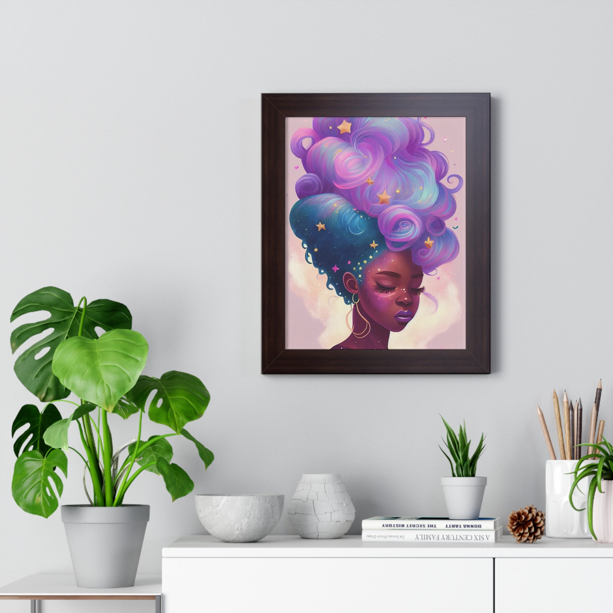 "BLACK GIRL MAGIC" Framed Vertical Poster