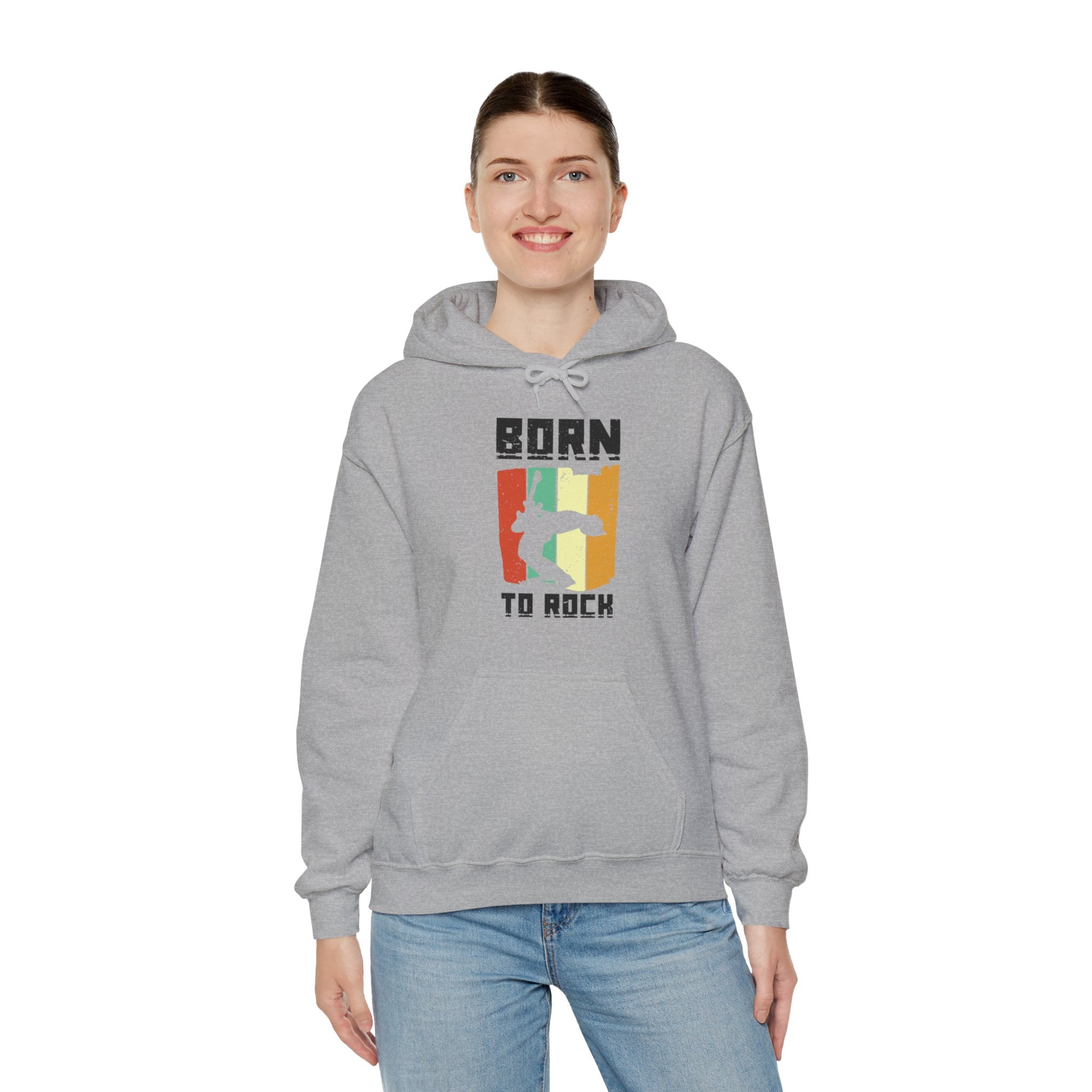 "Born To Rock"  Unisex Heavy Blend™ Hooded Sweatshirt