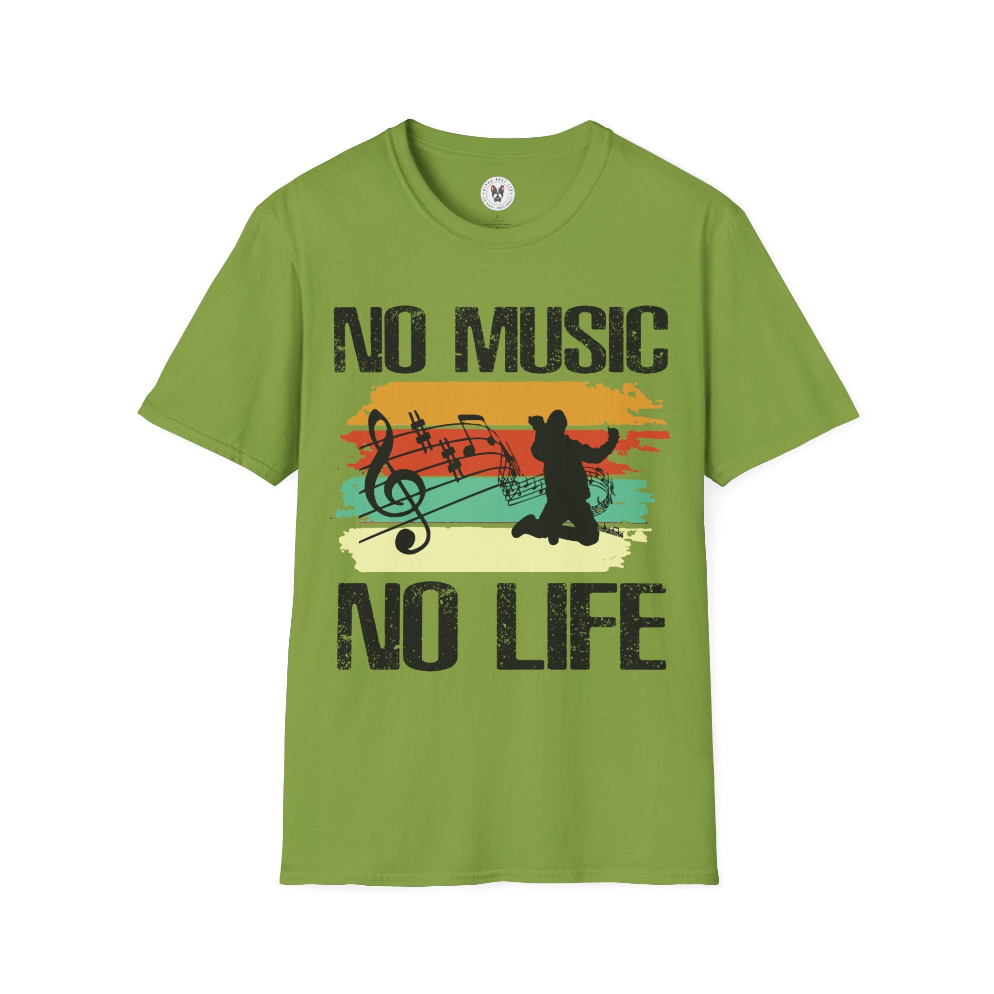 "No Music No Life"  Unisex Soft style T-Shirt