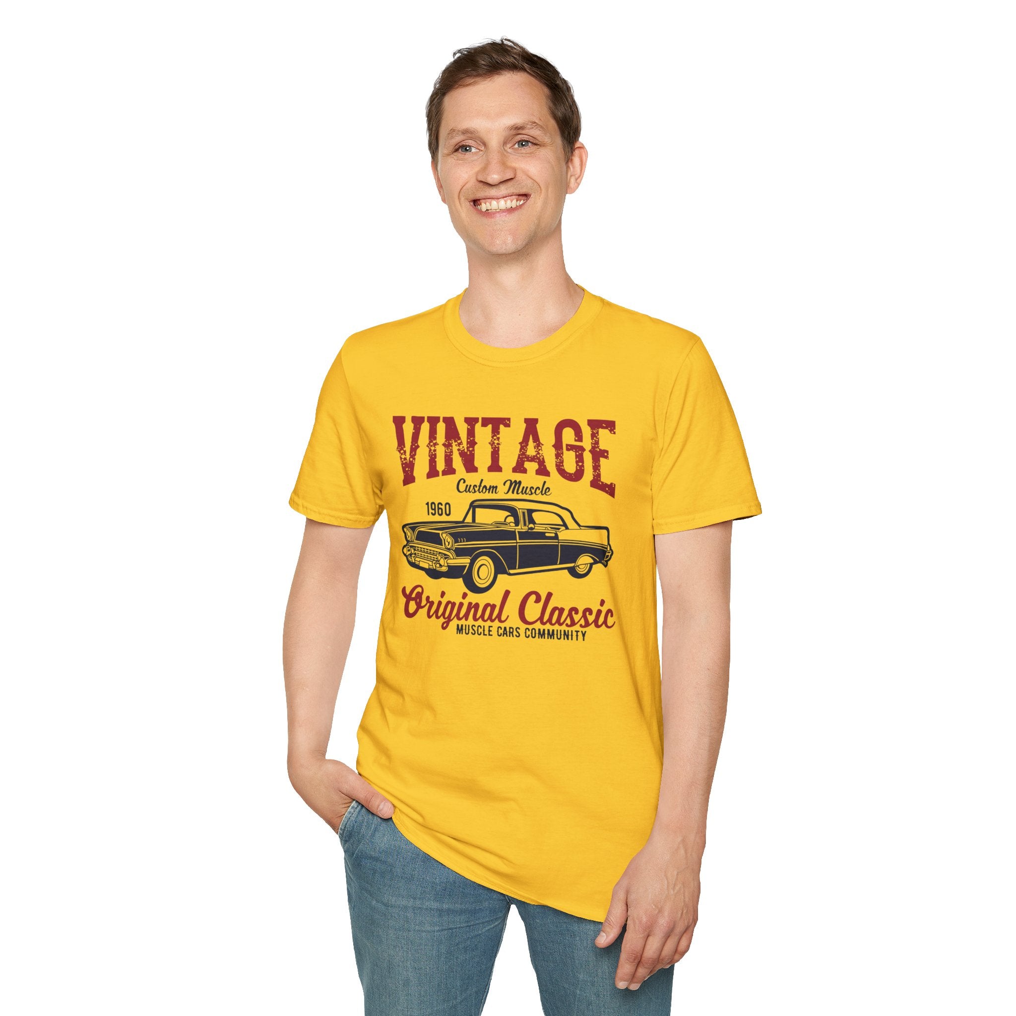 "VINTAGE ORIGINAL CLASSIC" Unisex Soft style T-Shirt