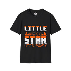 "Little Rock Star Lets Rock" Unisex Soft style T-Shirt