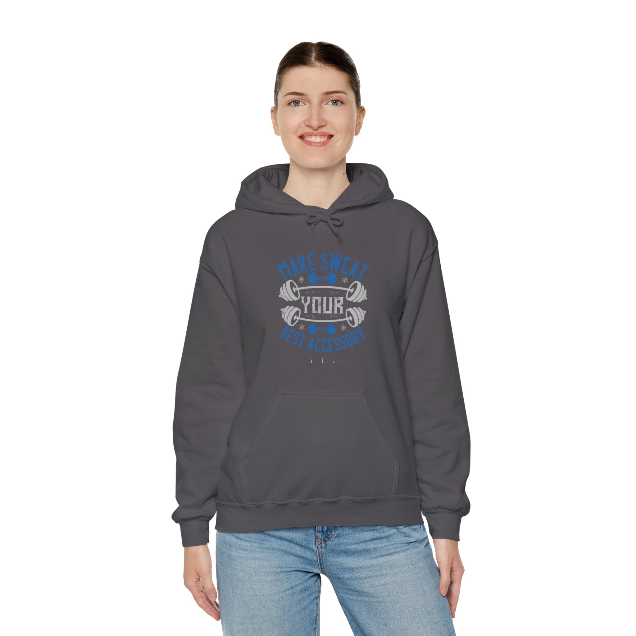 "Make Sweat Your Best Accessory" Unisex Heavy Blend™ Hooded Sweatshirt