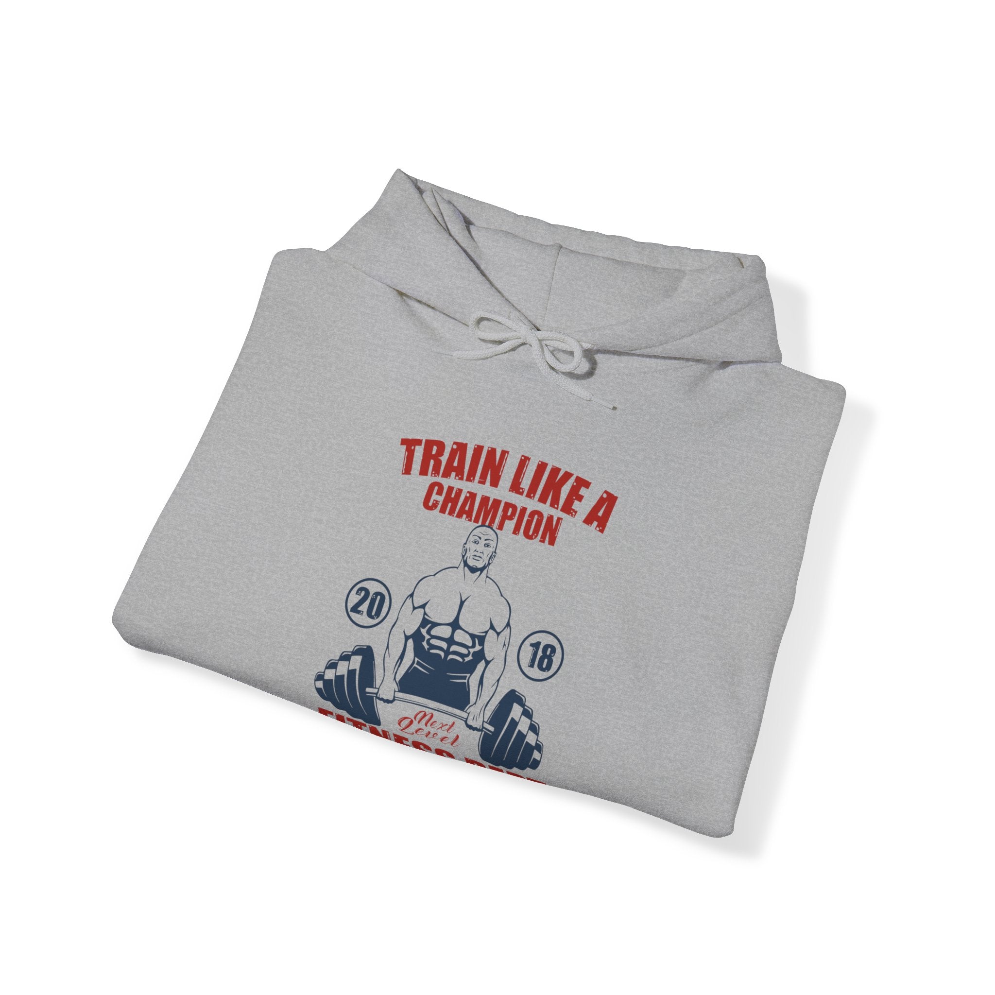 "Train Like A Champion"  Unisex Heavy Blend™ Hooded Sweatshirt