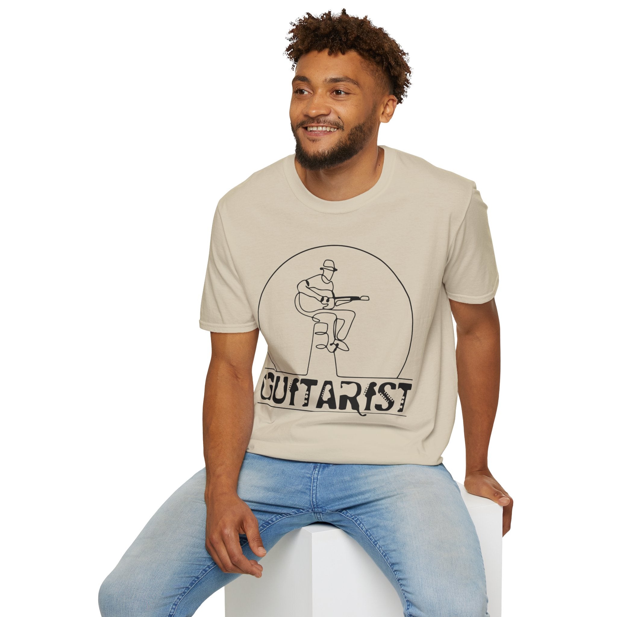 "Guitarist" Unisex Soft style T-Shirt