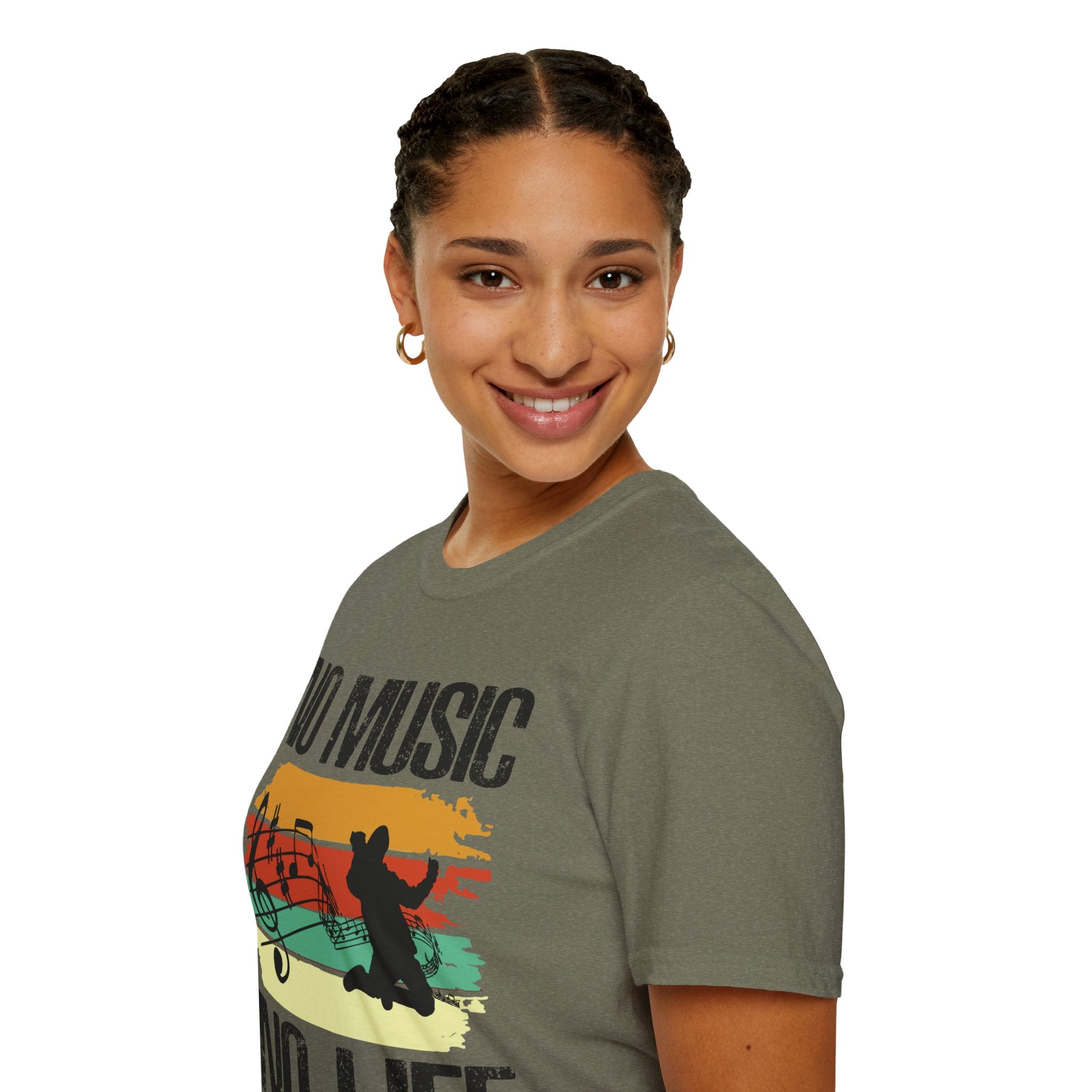 "No Music No Life"  Unisex Soft style T-Shirt